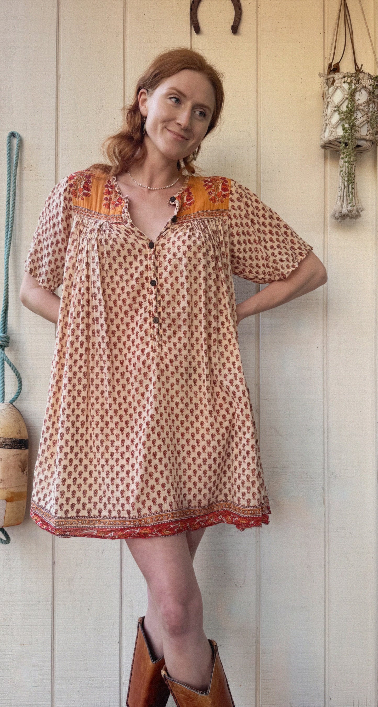 The Jasmine Cotton Mini Dress