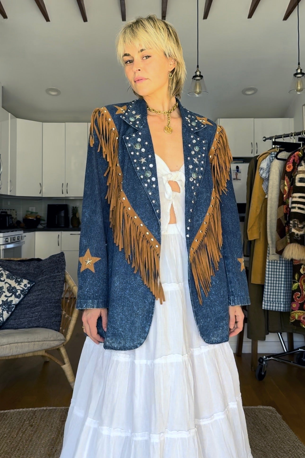 The Pippa Denim Blazer