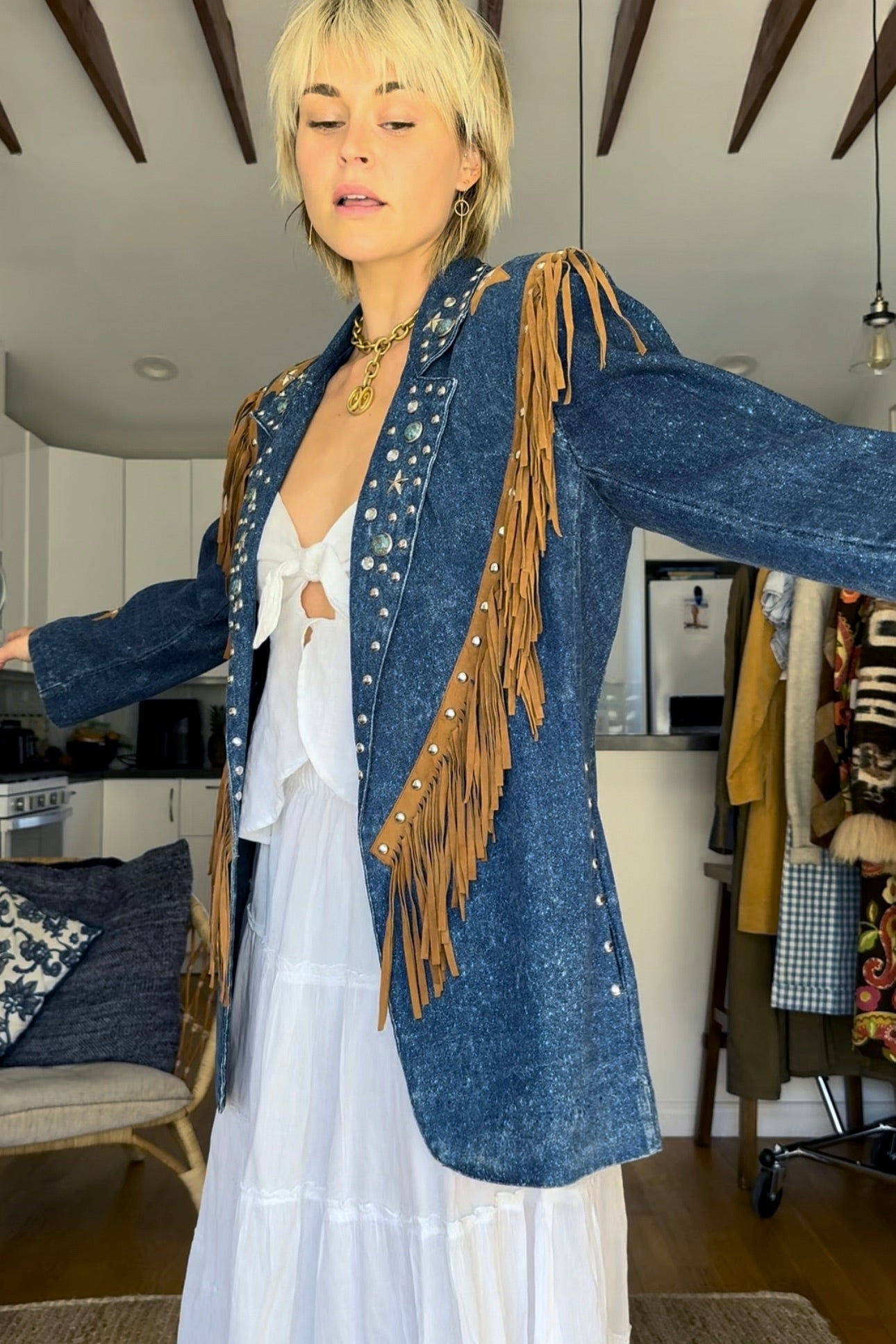 The Pippa Denim Blazer