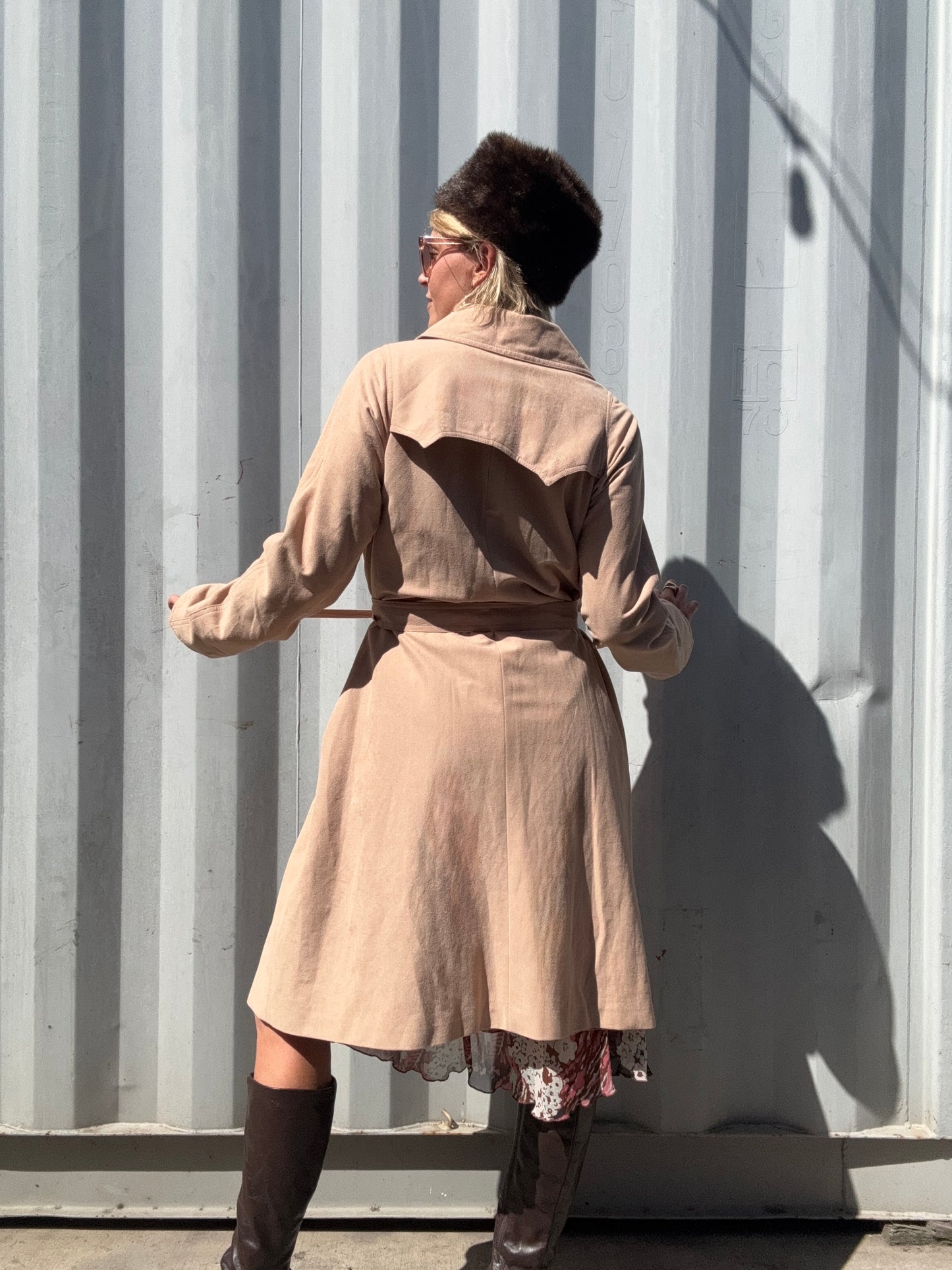 The Carina 1970s Trench Coat