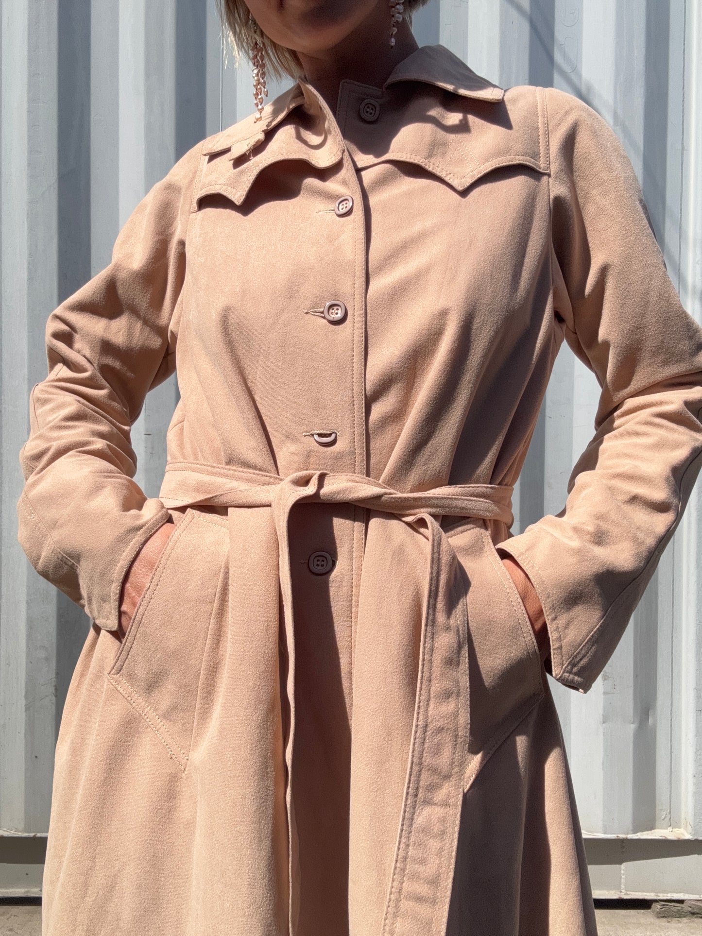 The Carina 1970s Trench Coat