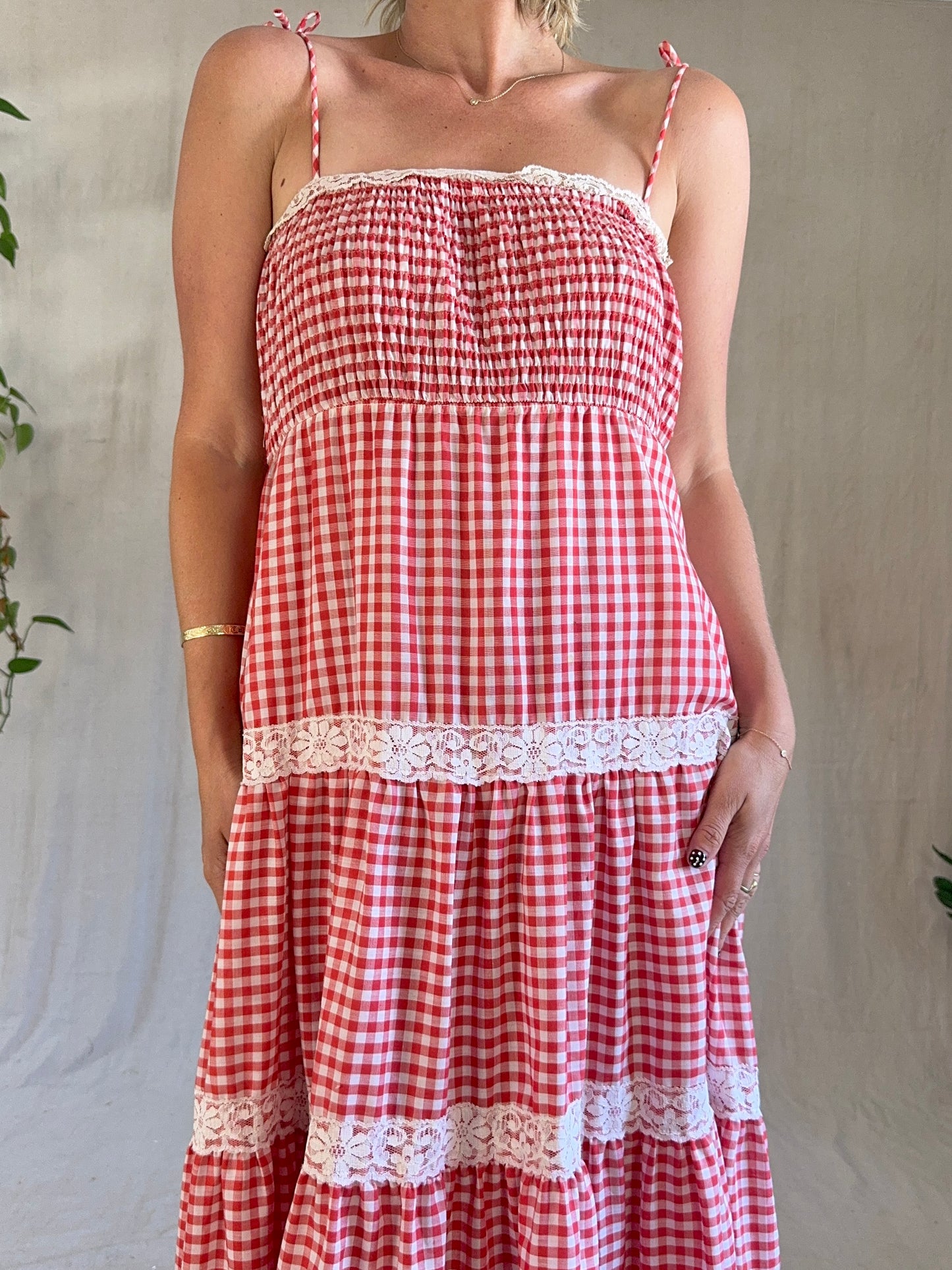 The Effie 1970s Gingham Dress