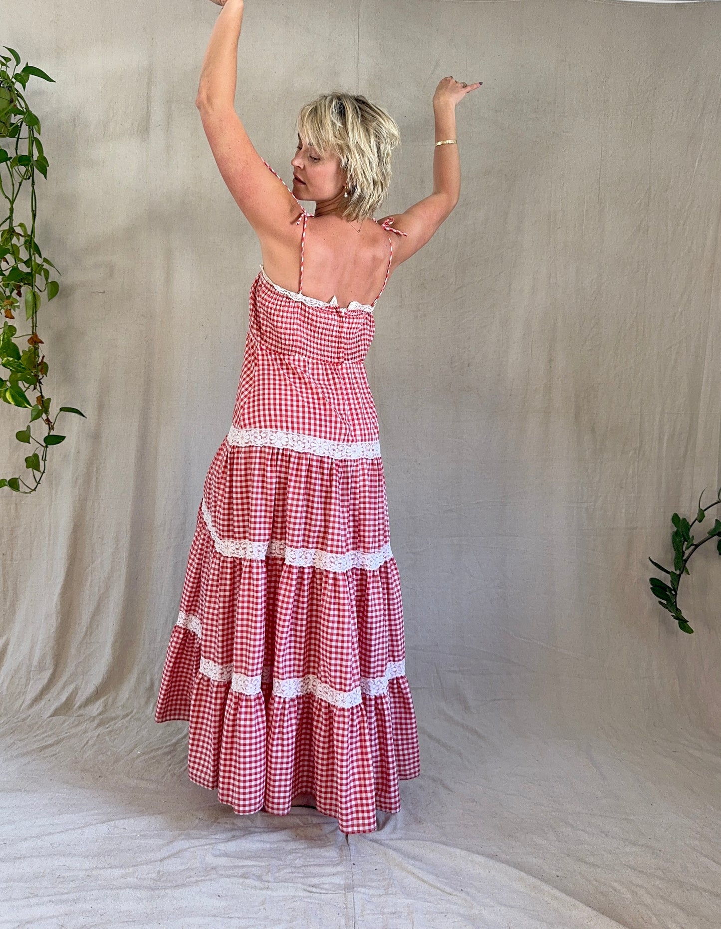 The Effie 1970s Gingham Dress