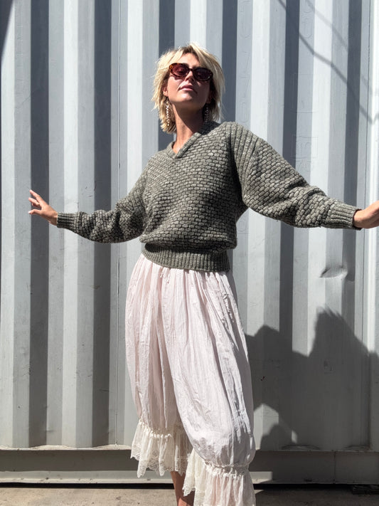 The Felicity 1980s Knit Sweater