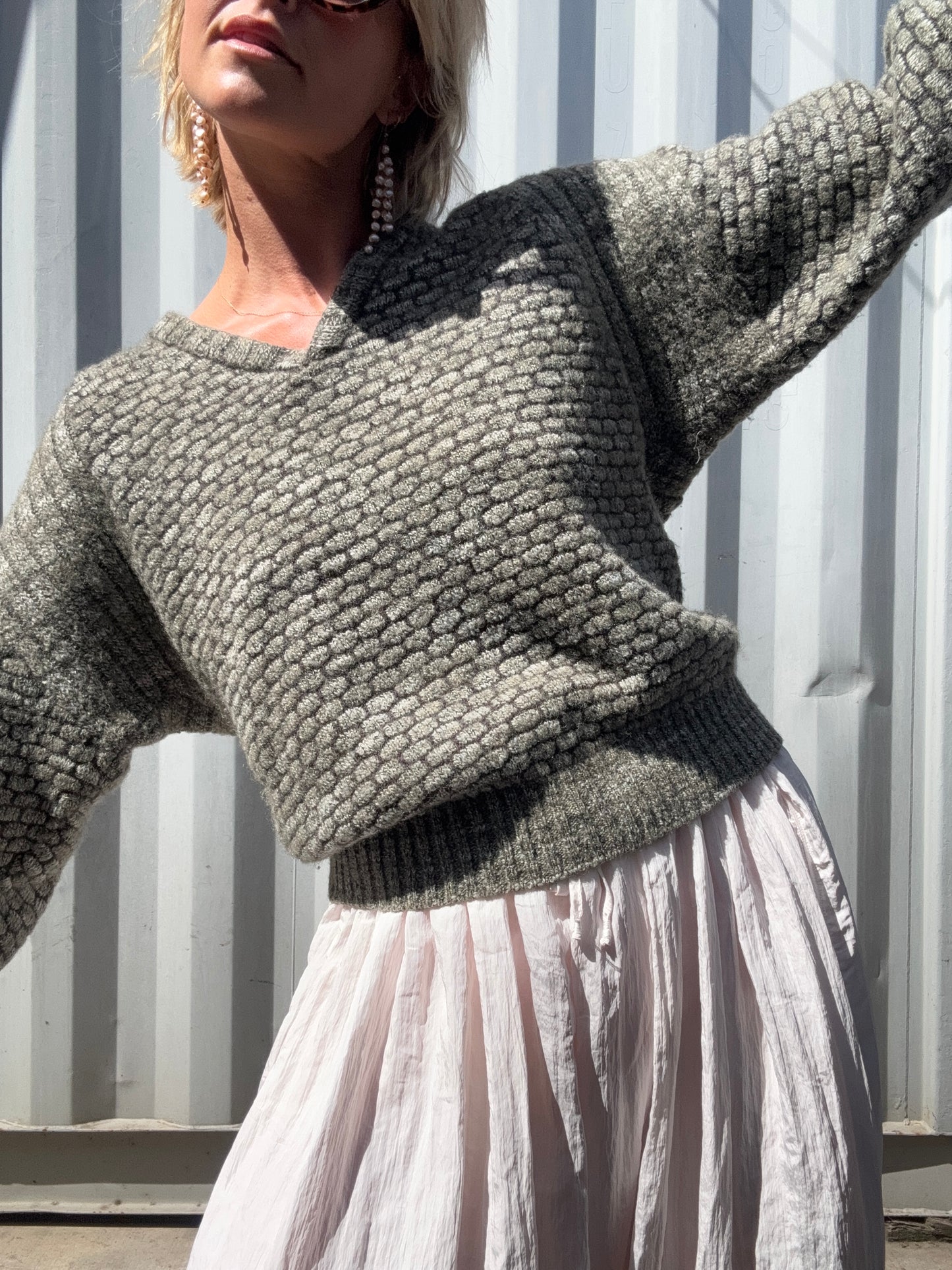 The Felicity 1980s Knit Sweater