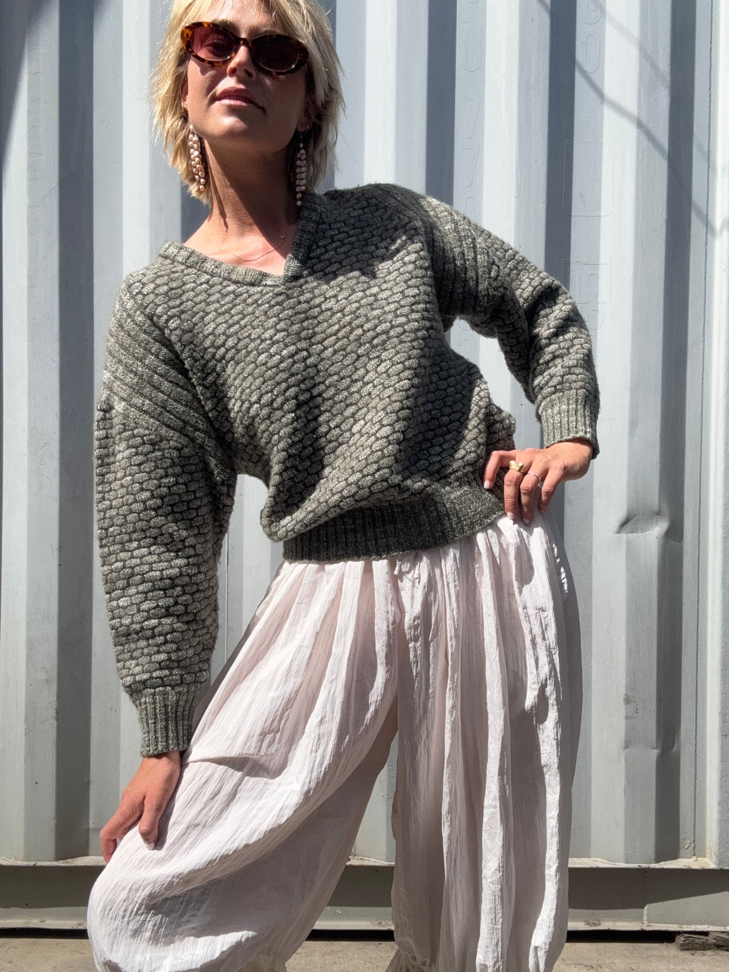 The Felicity 1980s Knit Sweater