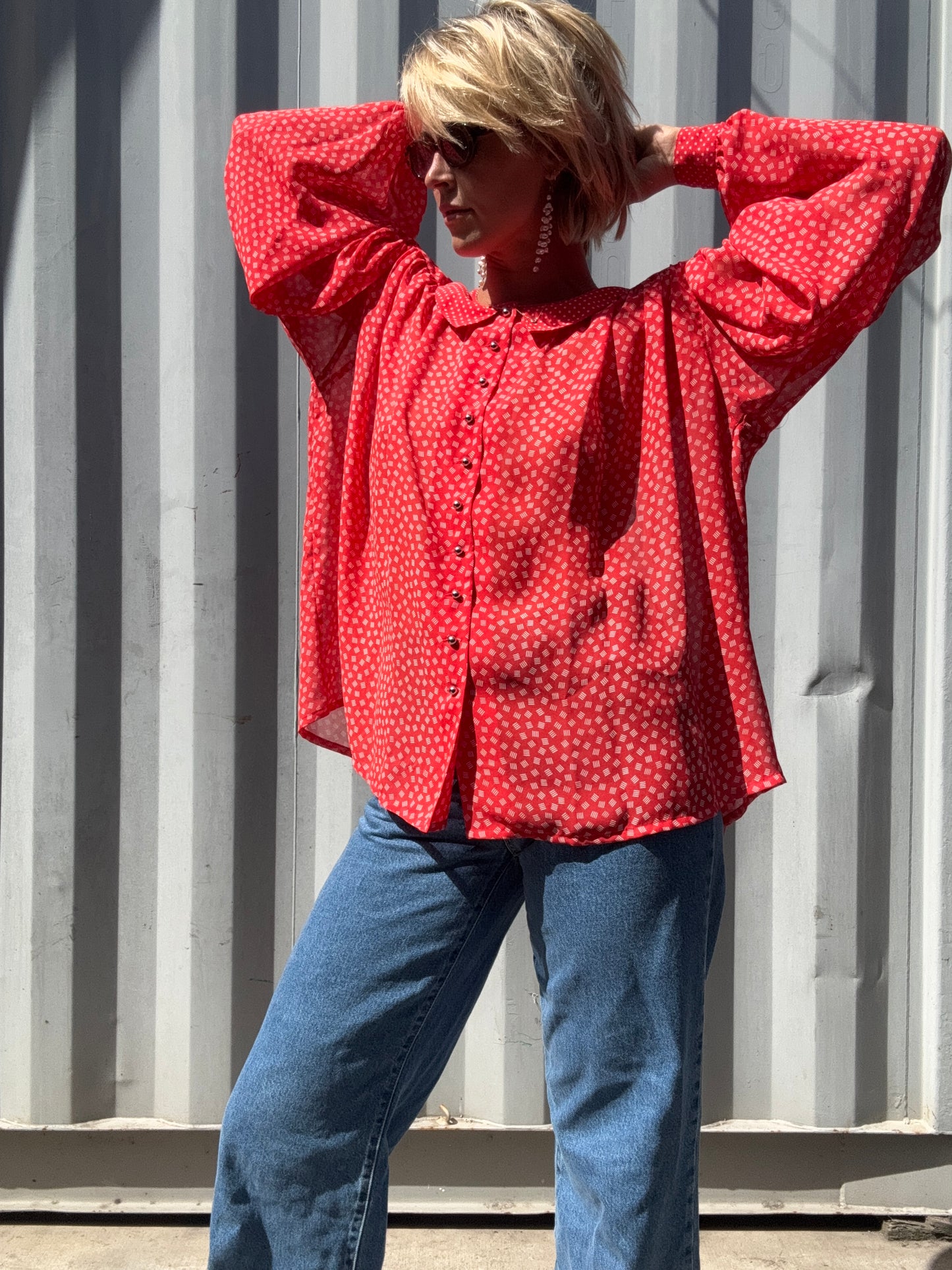 The Louis Féraud 1980s Blouse