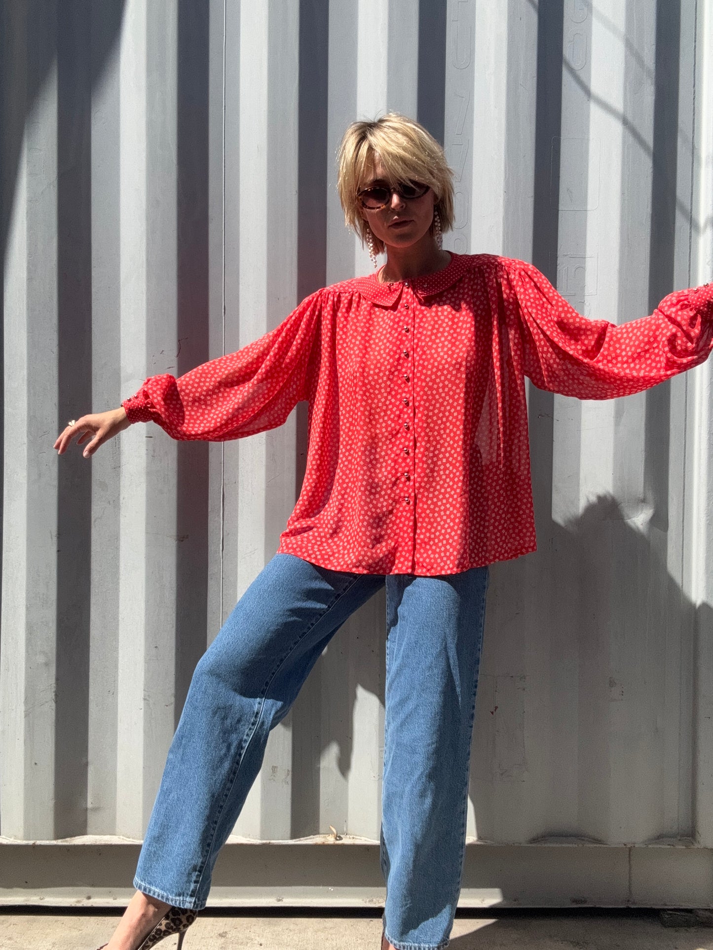 The Louis Féraud 1980s Blouse