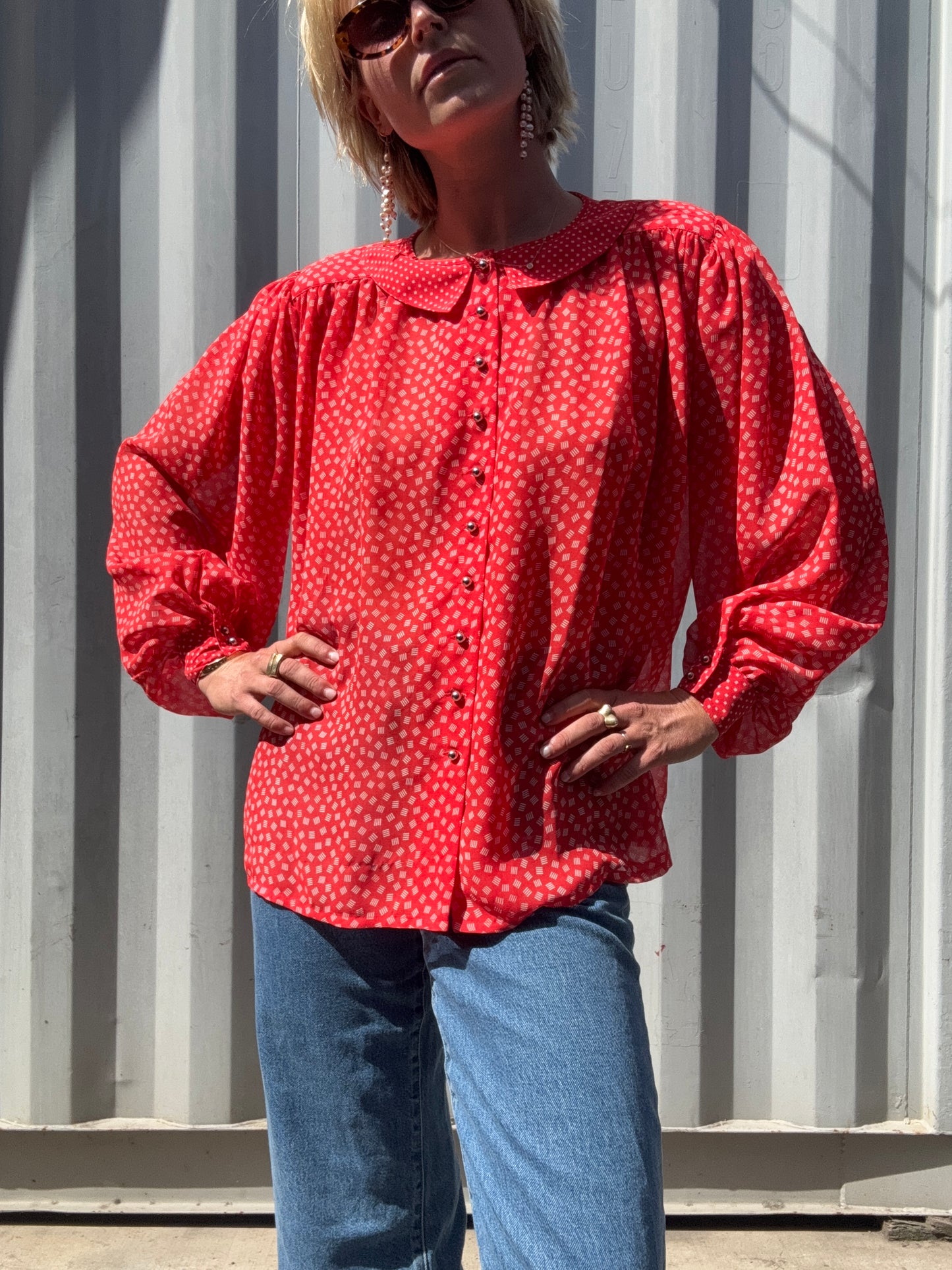 The Louis Féraud 1980s Blouse