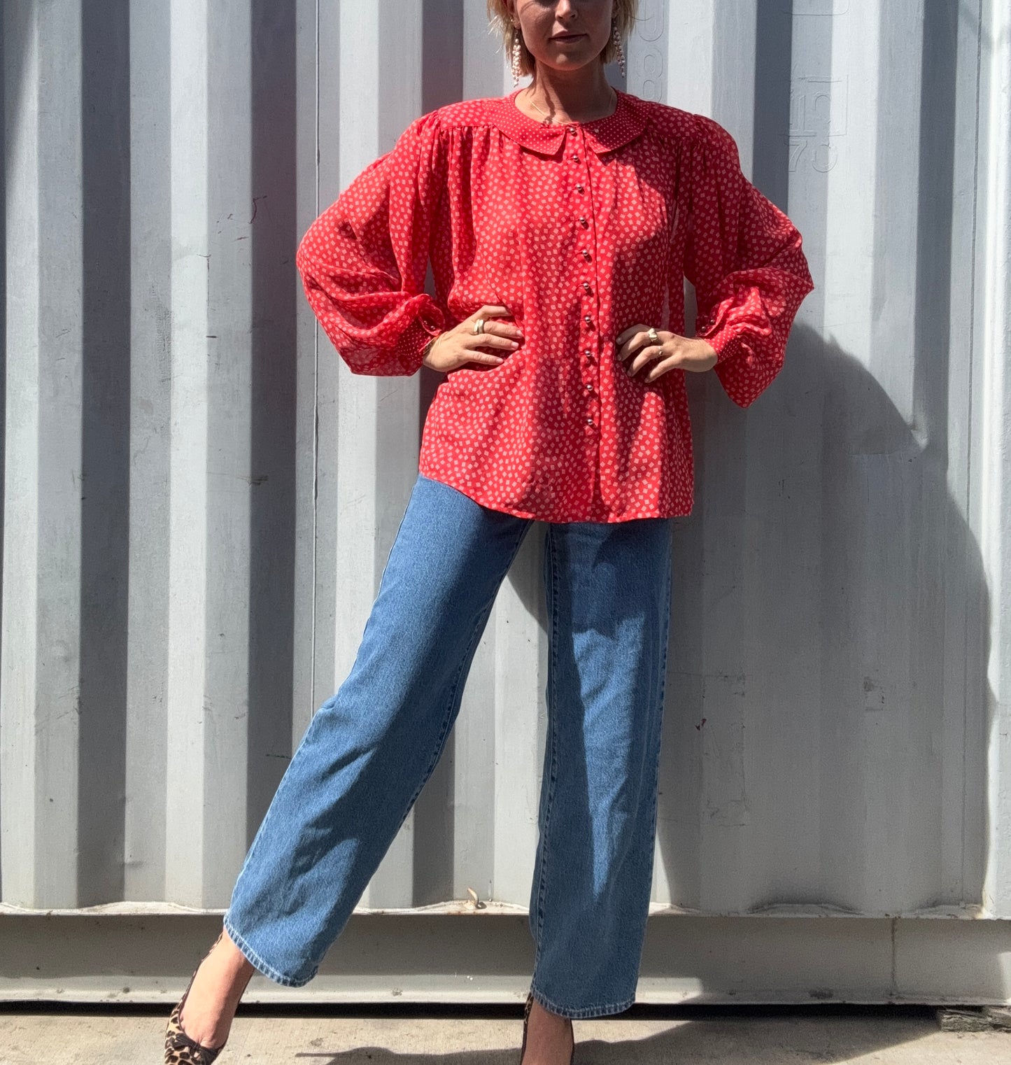 The Louis Féraud 1980s Blouse