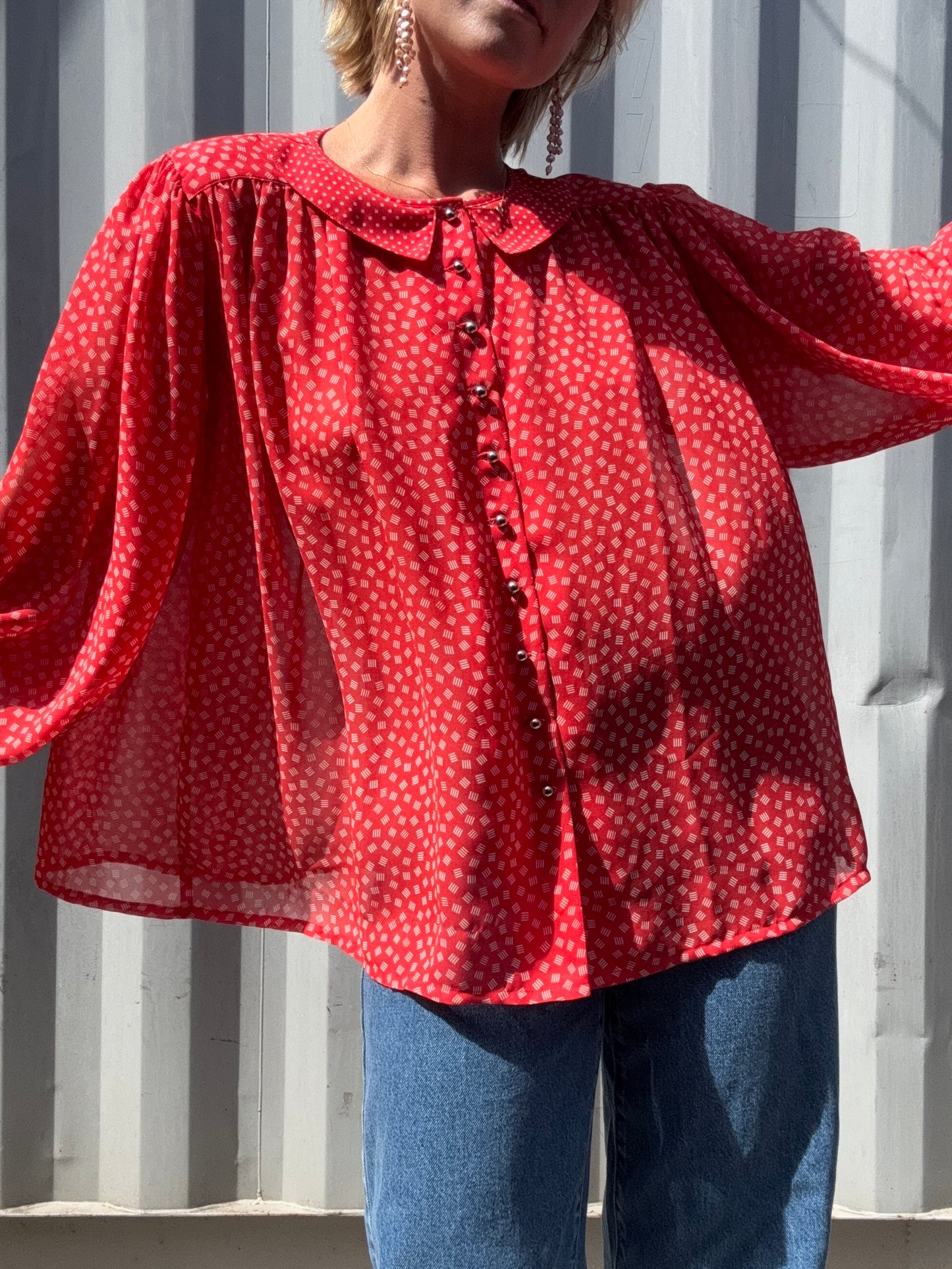The Louis Féraud 1980s Blouse