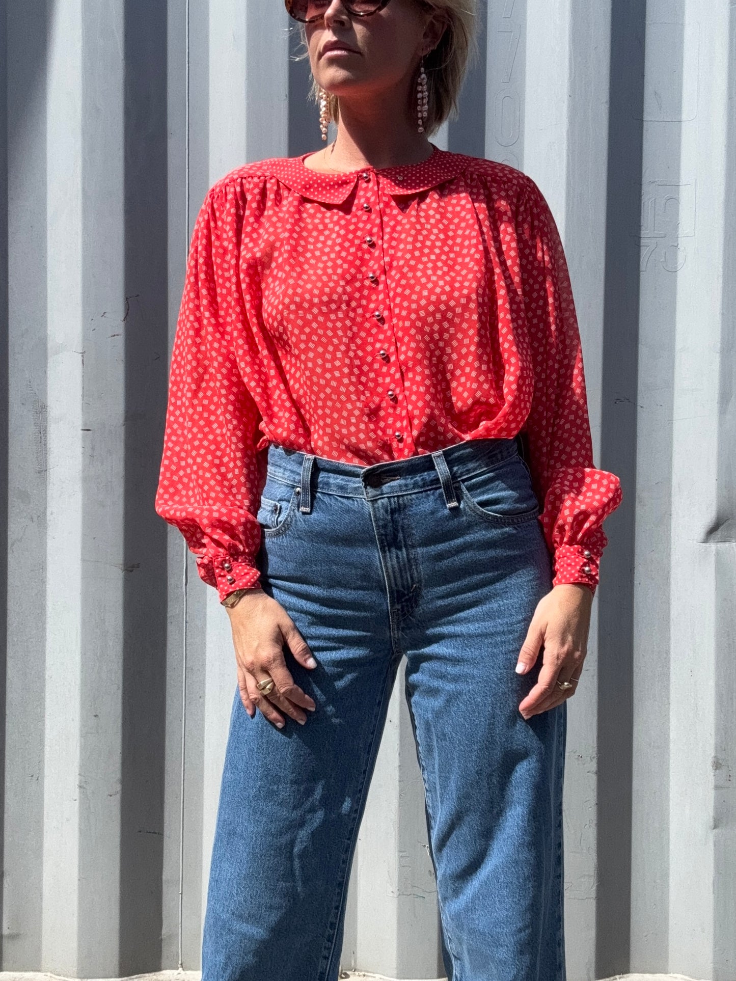 The Louis Féraud 1980s Blouse