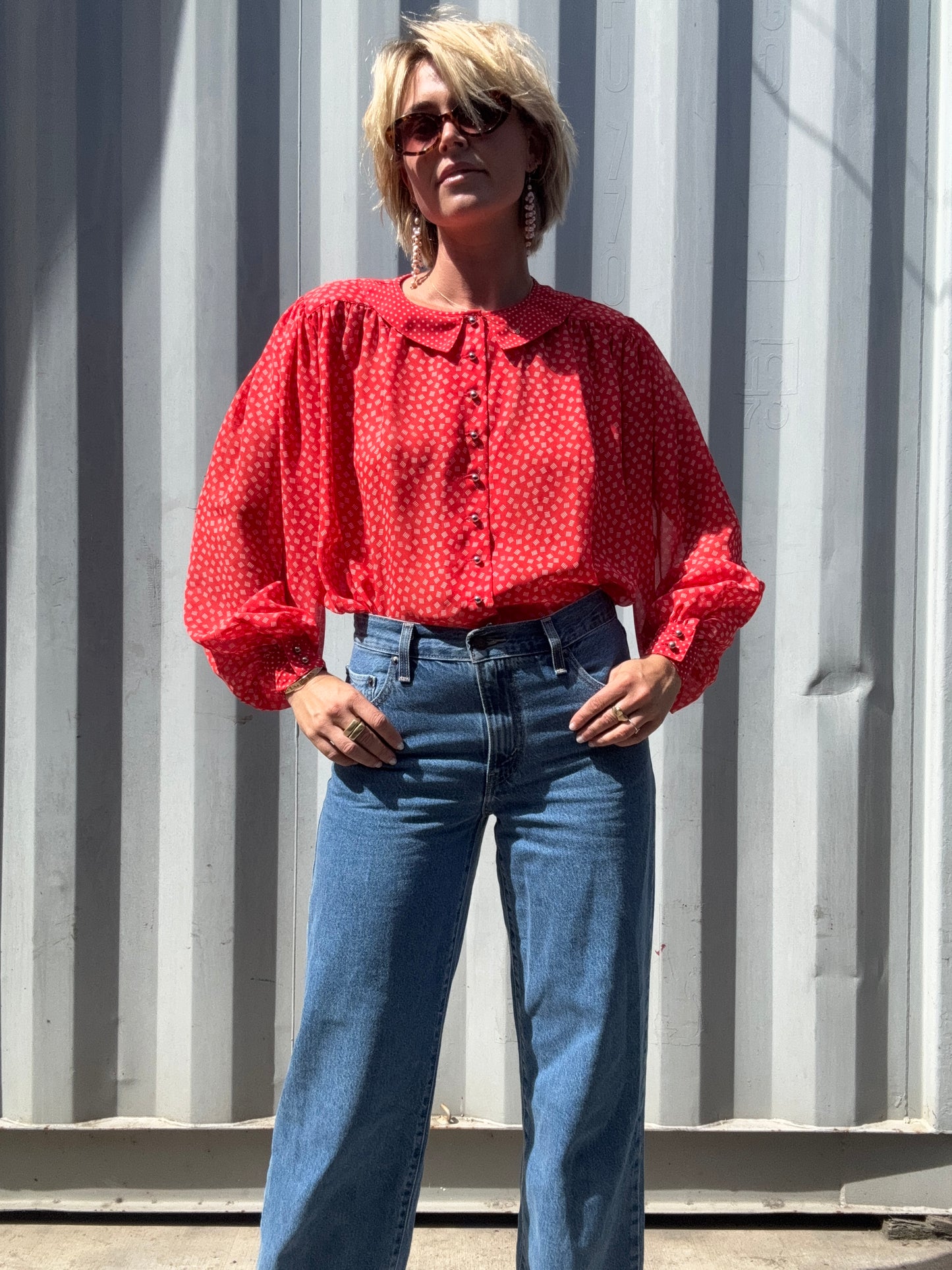 The Louis Féraud 1980s Blouse
