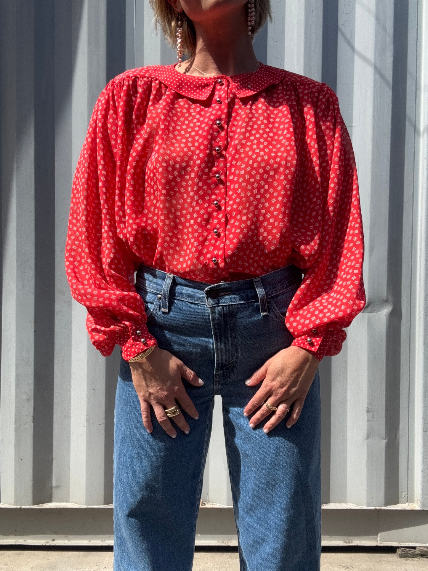 The Louis Féraud 1980s Blouse