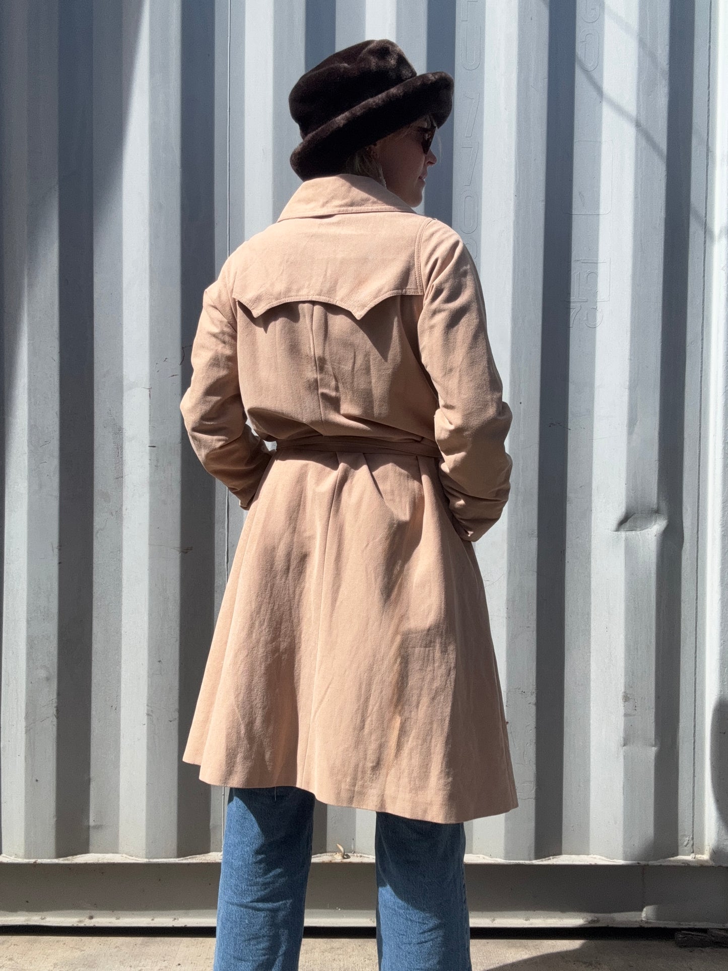 The Carina 1970s Trench Coat