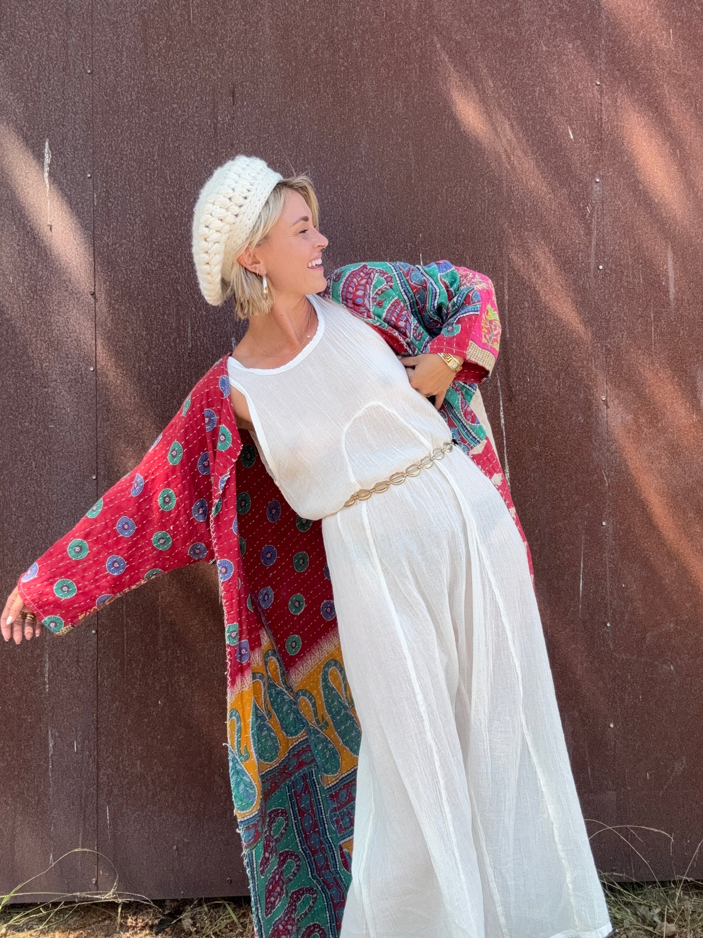 The Angelie Handmade Kantha Jacket