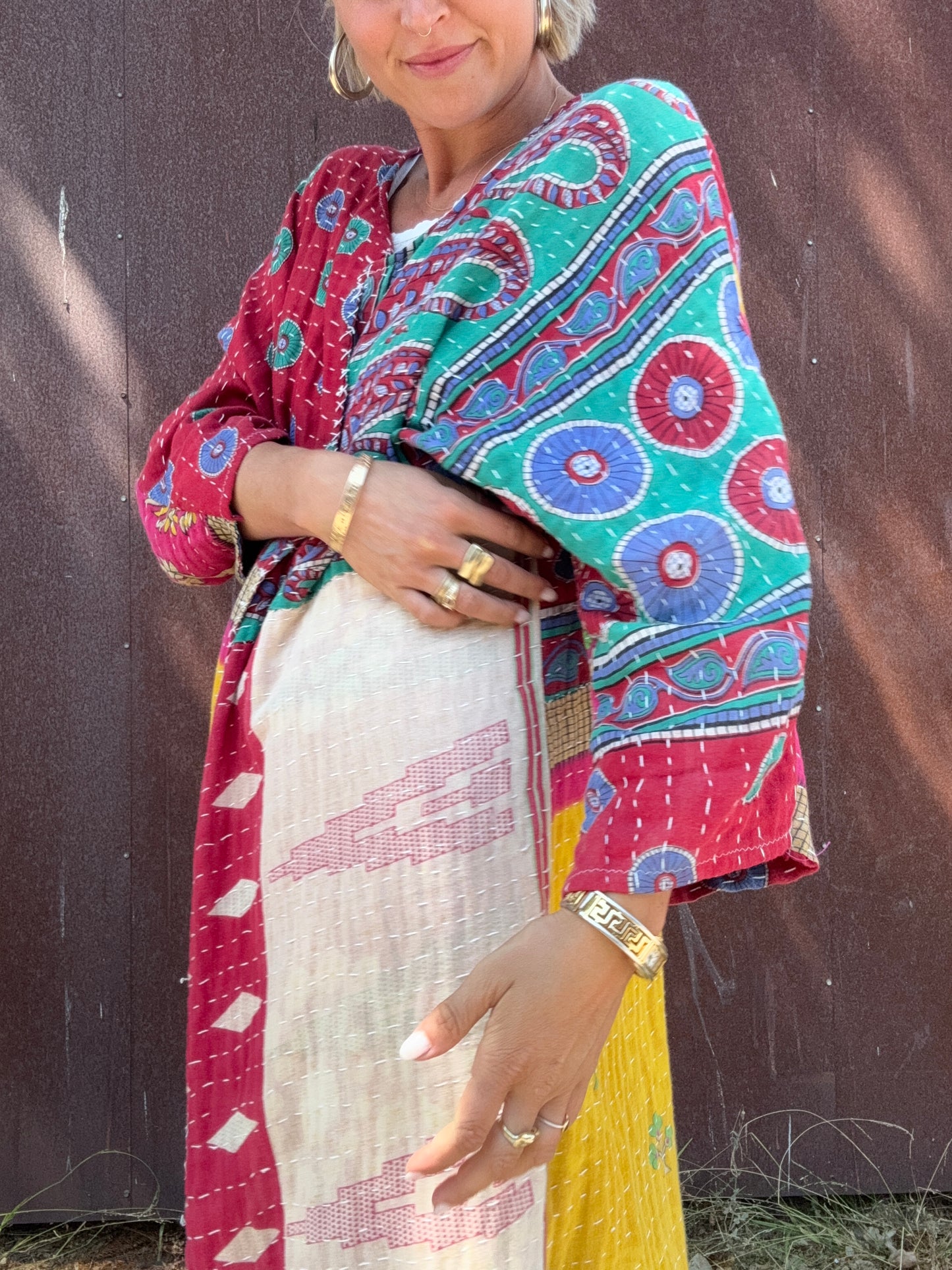 The Angelie Handmade Kantha Jacket