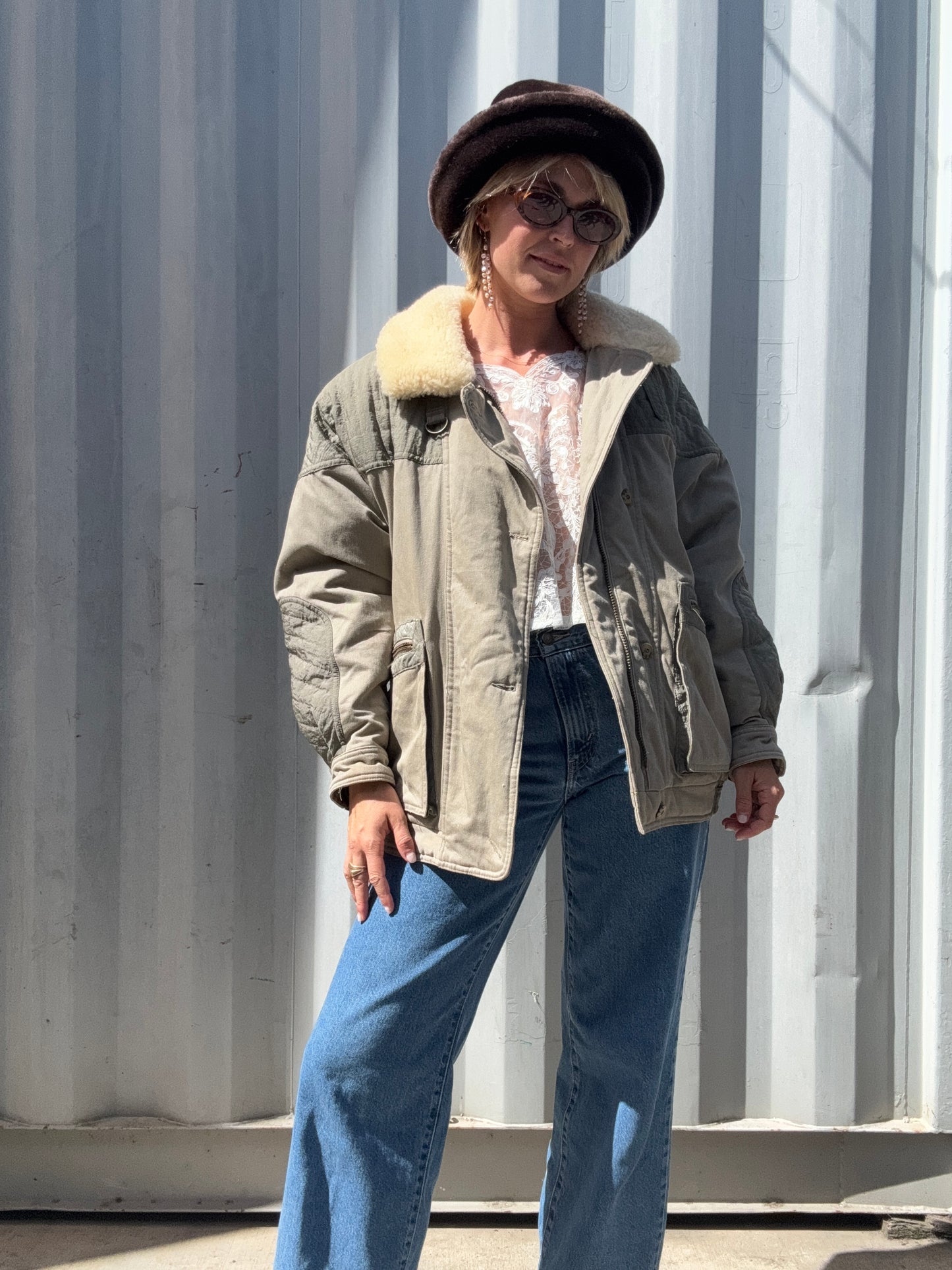 The 1970s Goose Down Sherpa Jacket