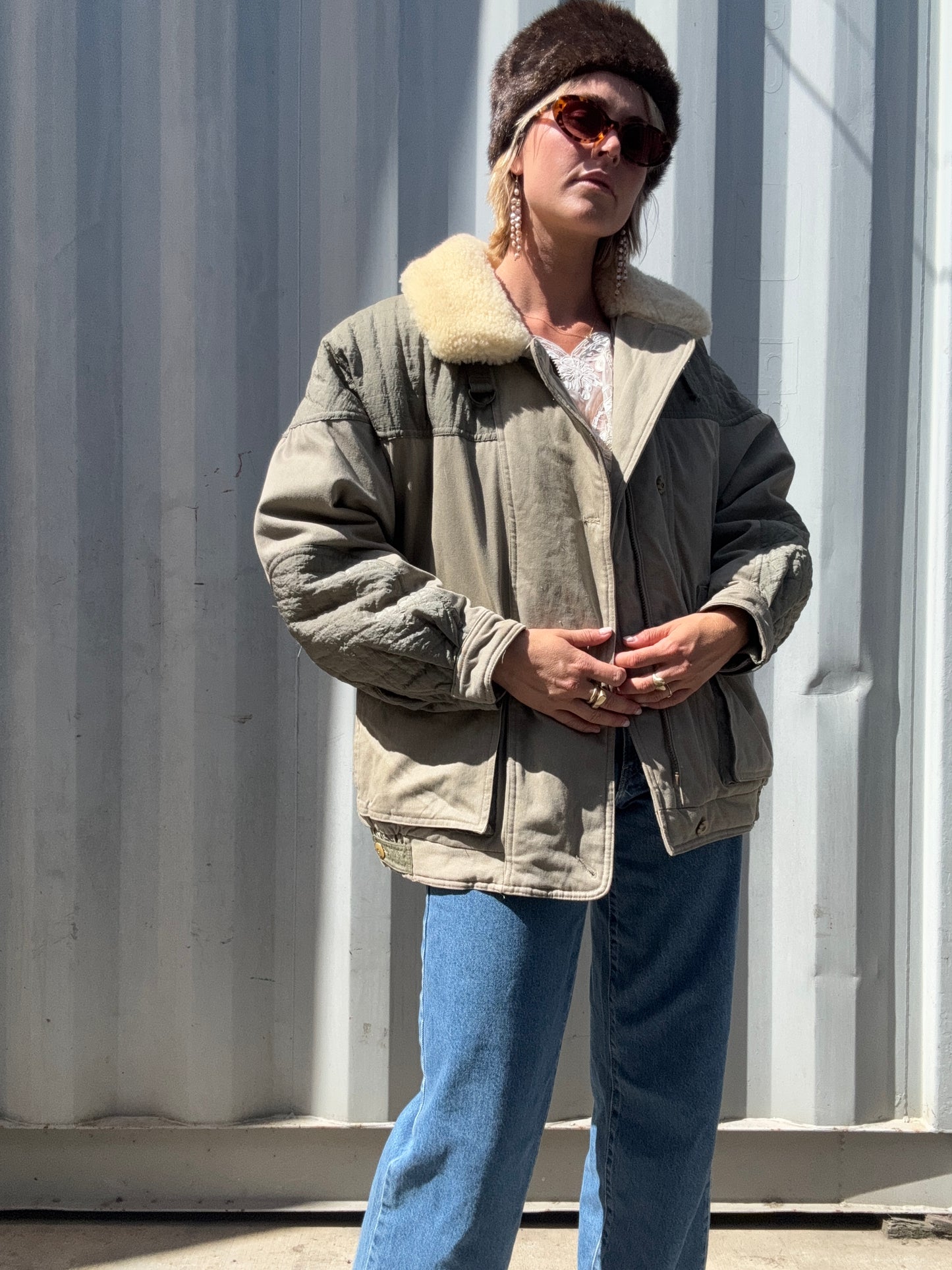 The 1970s Goose Down Sherpa Jacket