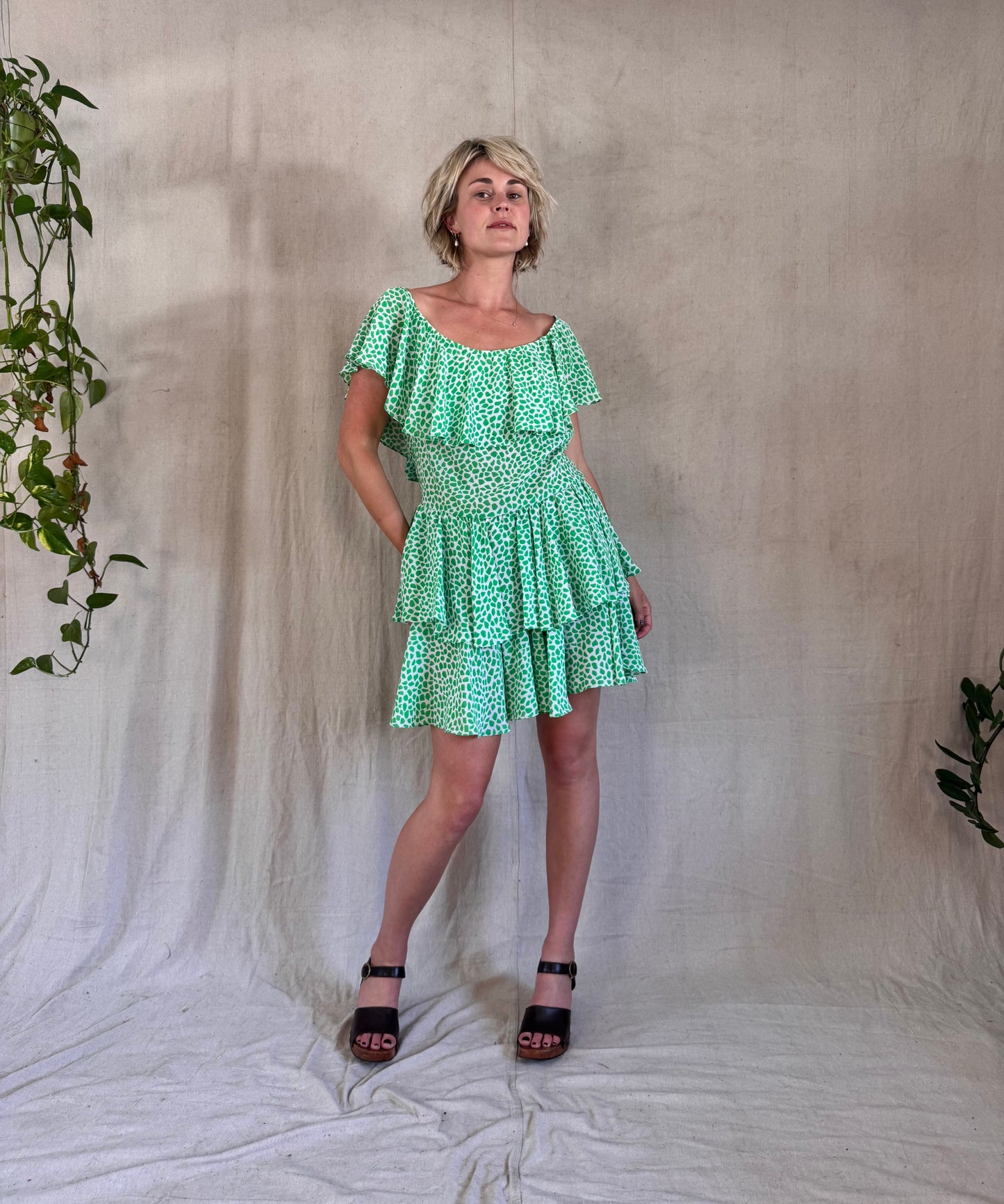 The Frances 1970s Tiered Dress