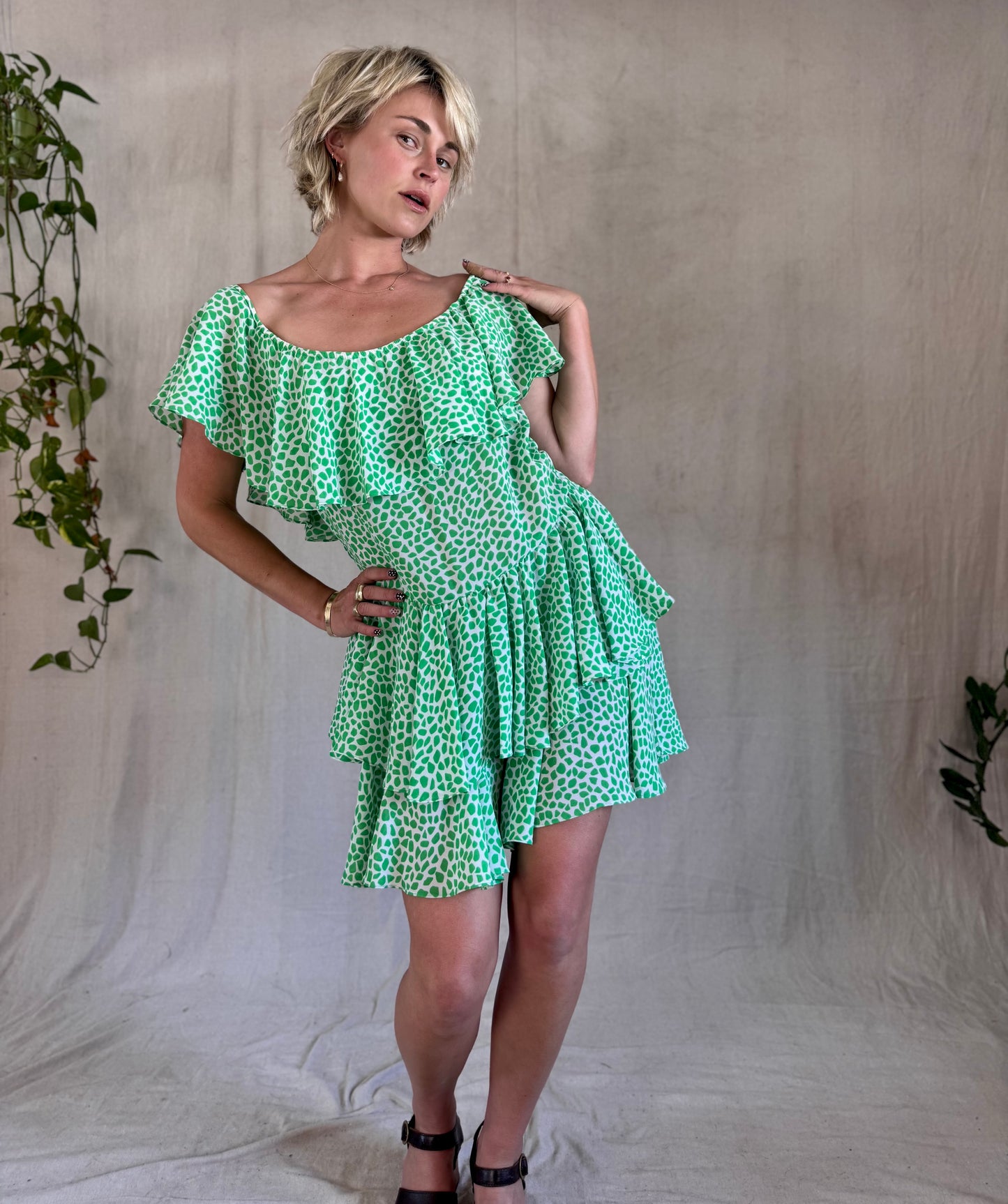 The Frances 1970s Tiered Dress