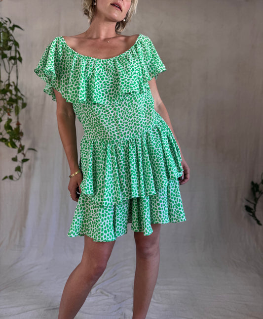 The Frances 1970s Tiered Dress