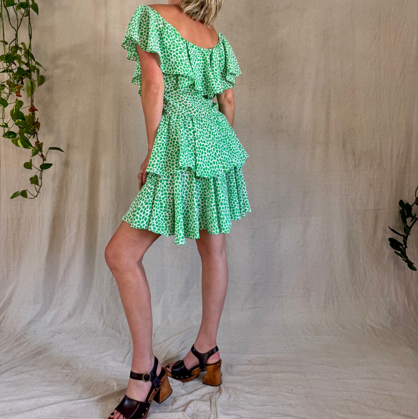 The Frances 1970s Tiered Dress