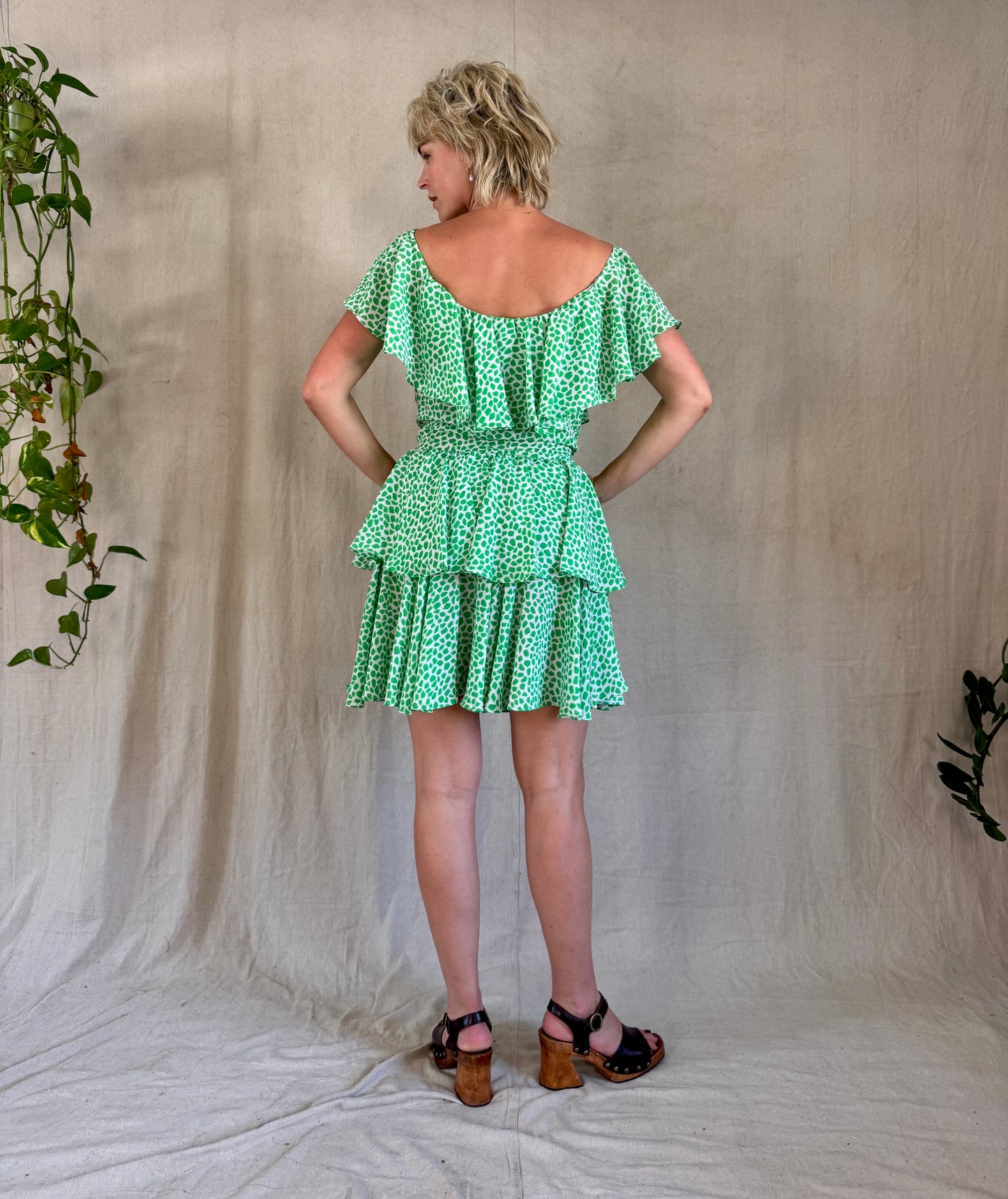The Frances 1970s Tiered Dress
