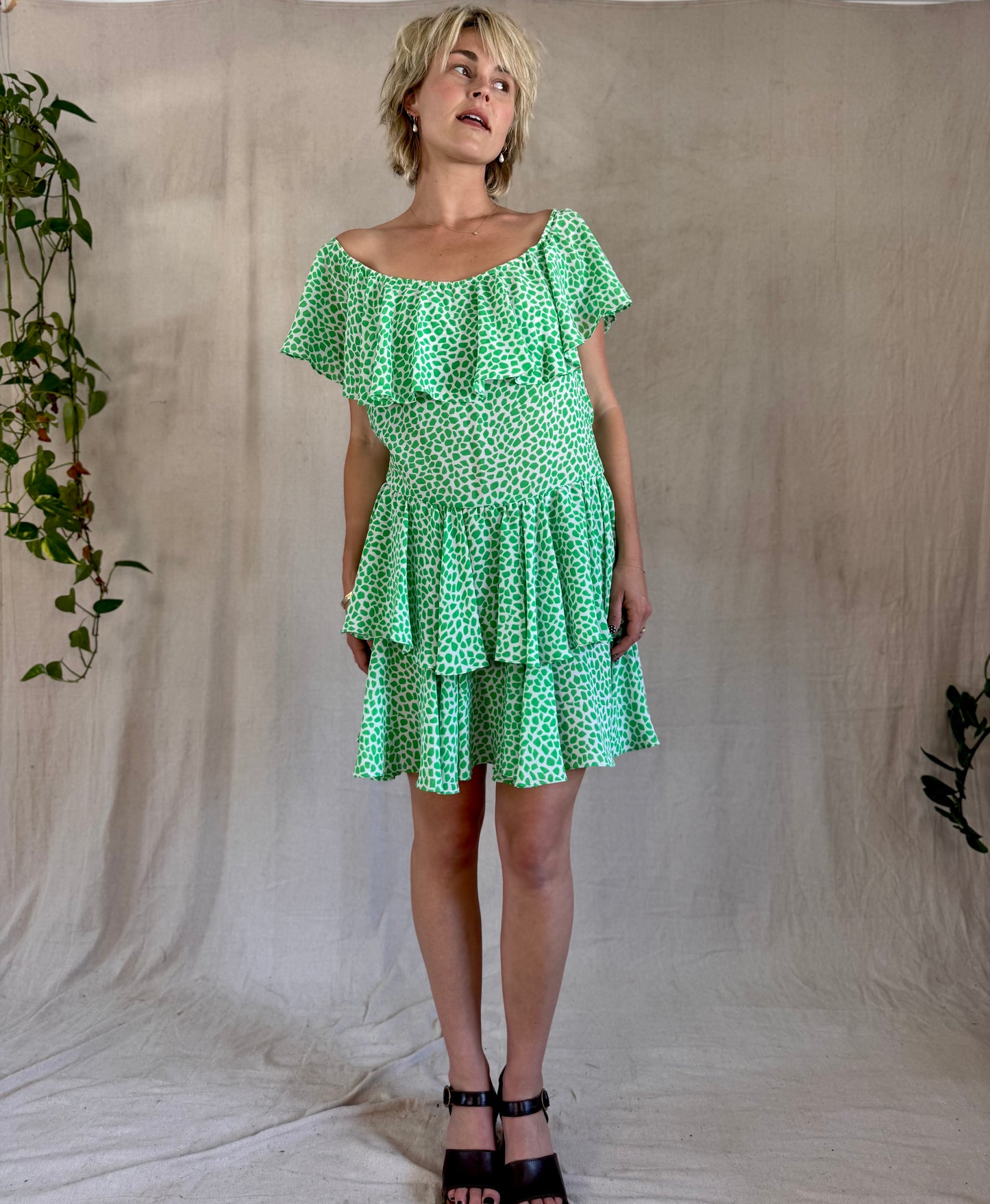The Frances 1970s Tiered Dress