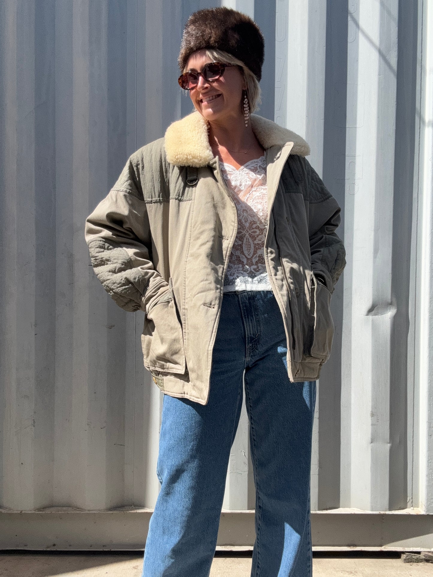 The 1970s Goose Down Sherpa Jacket