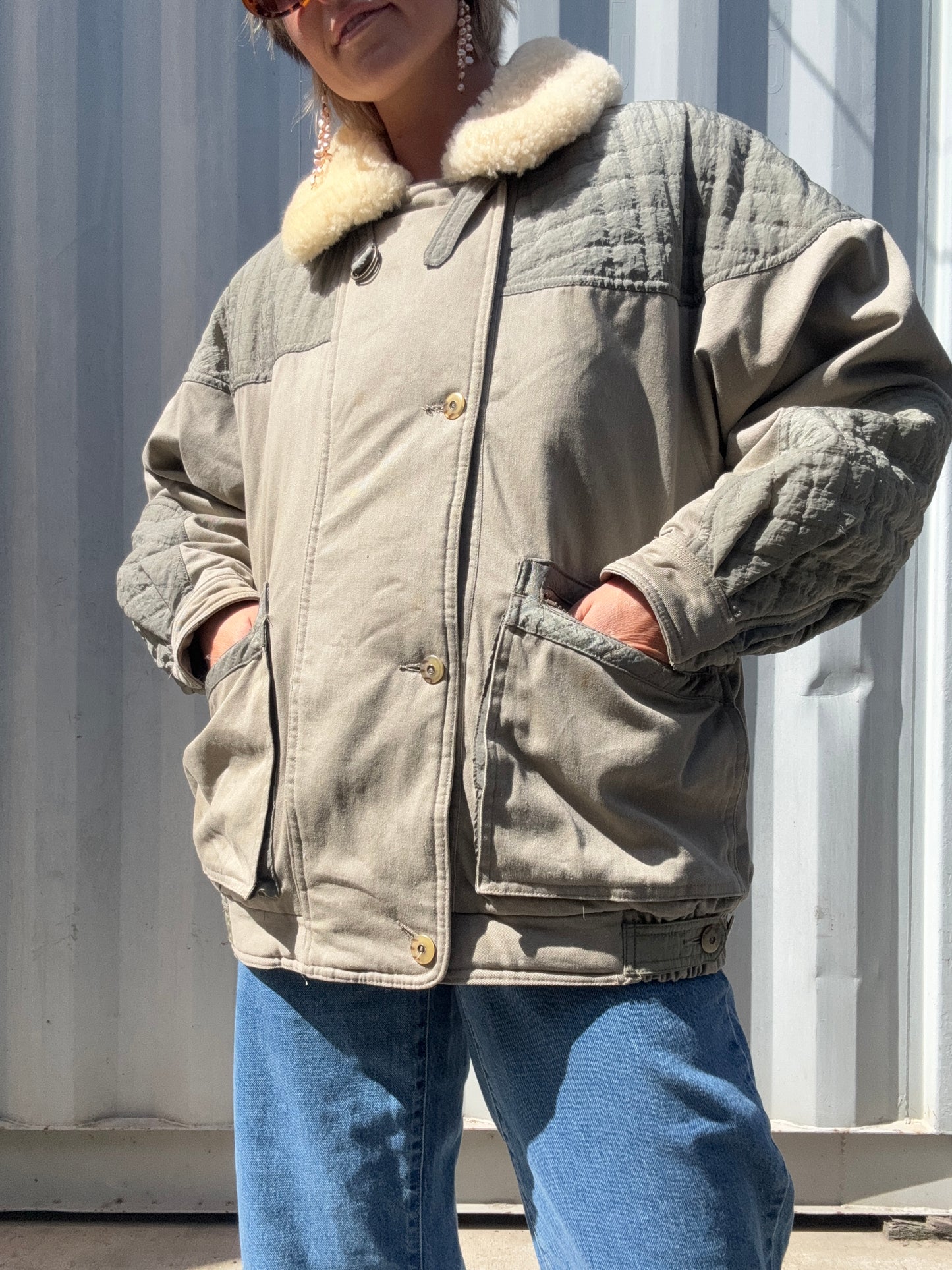 The 1970s Goose Down Sherpa Jacket