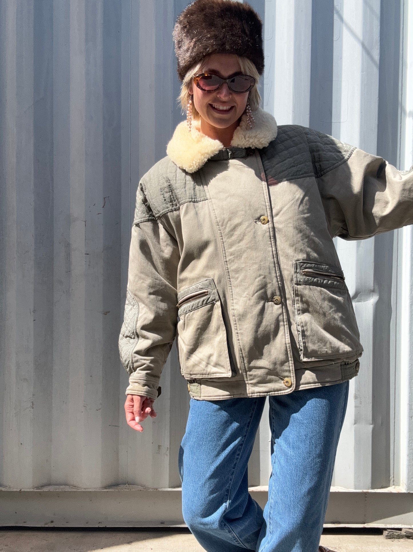 The 1970s Goose Down Sherpa Jacket