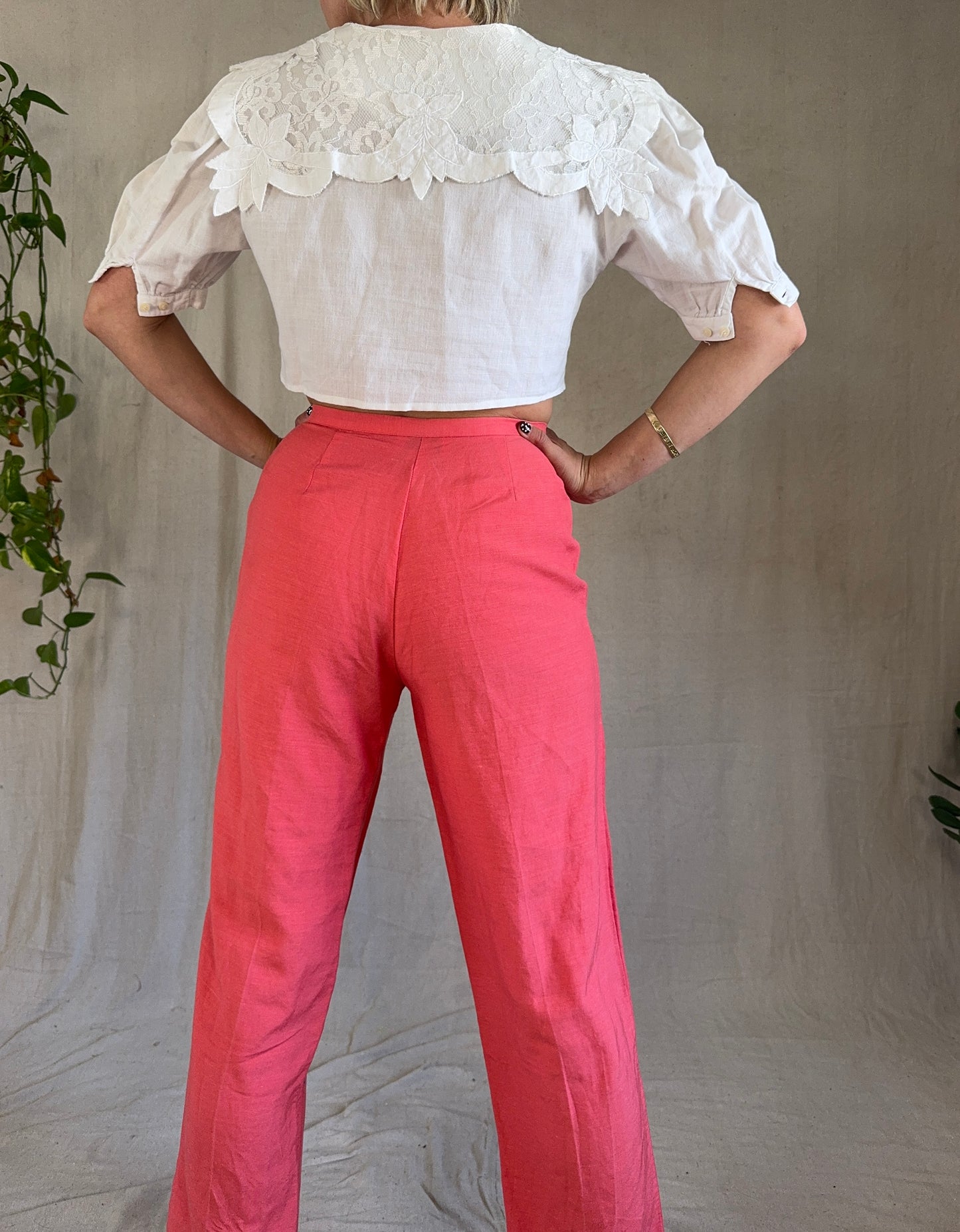 The Carolyn 1980s Reworked Blouse