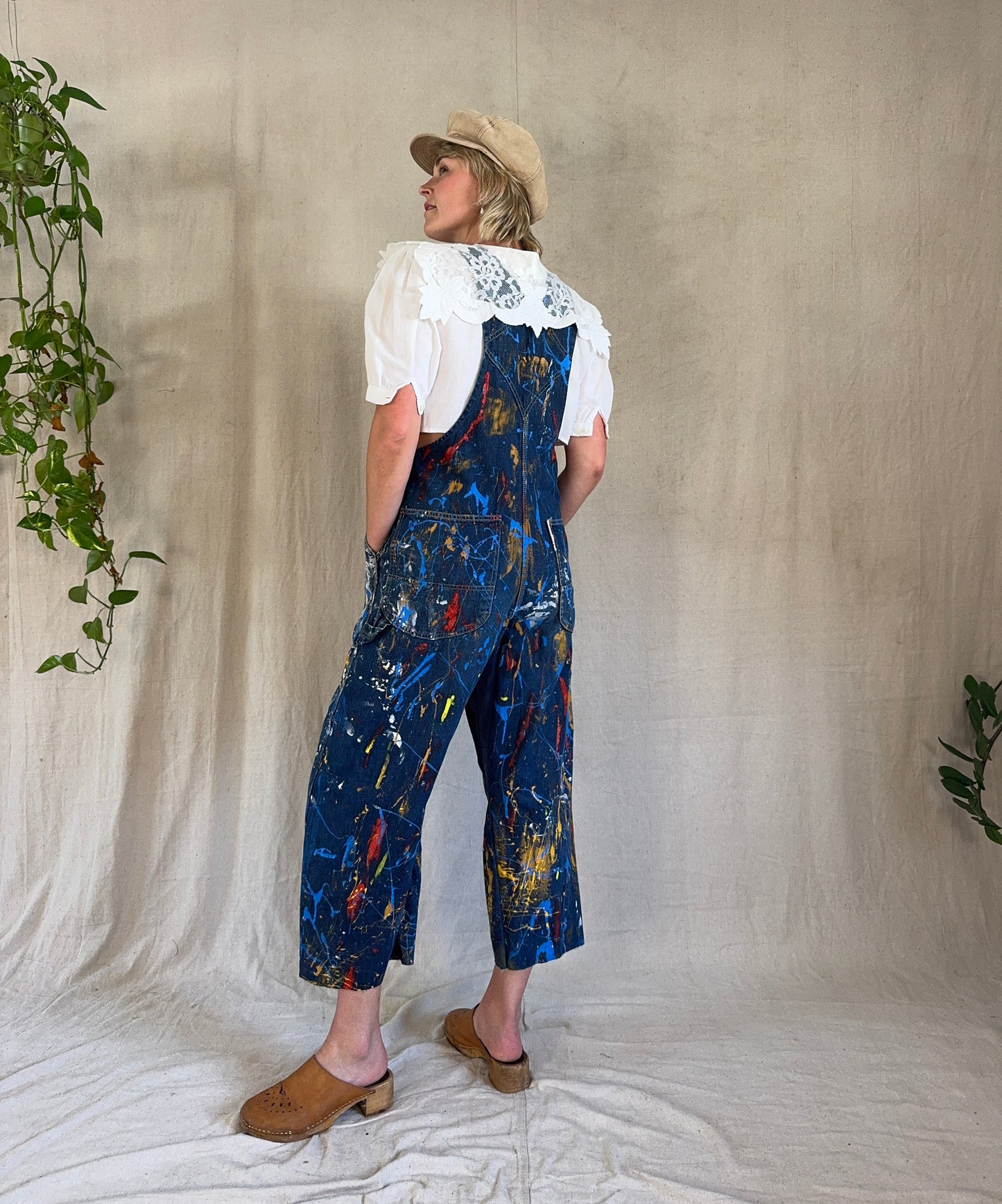 The Big Mac 1960s Paint Splattered Overalls