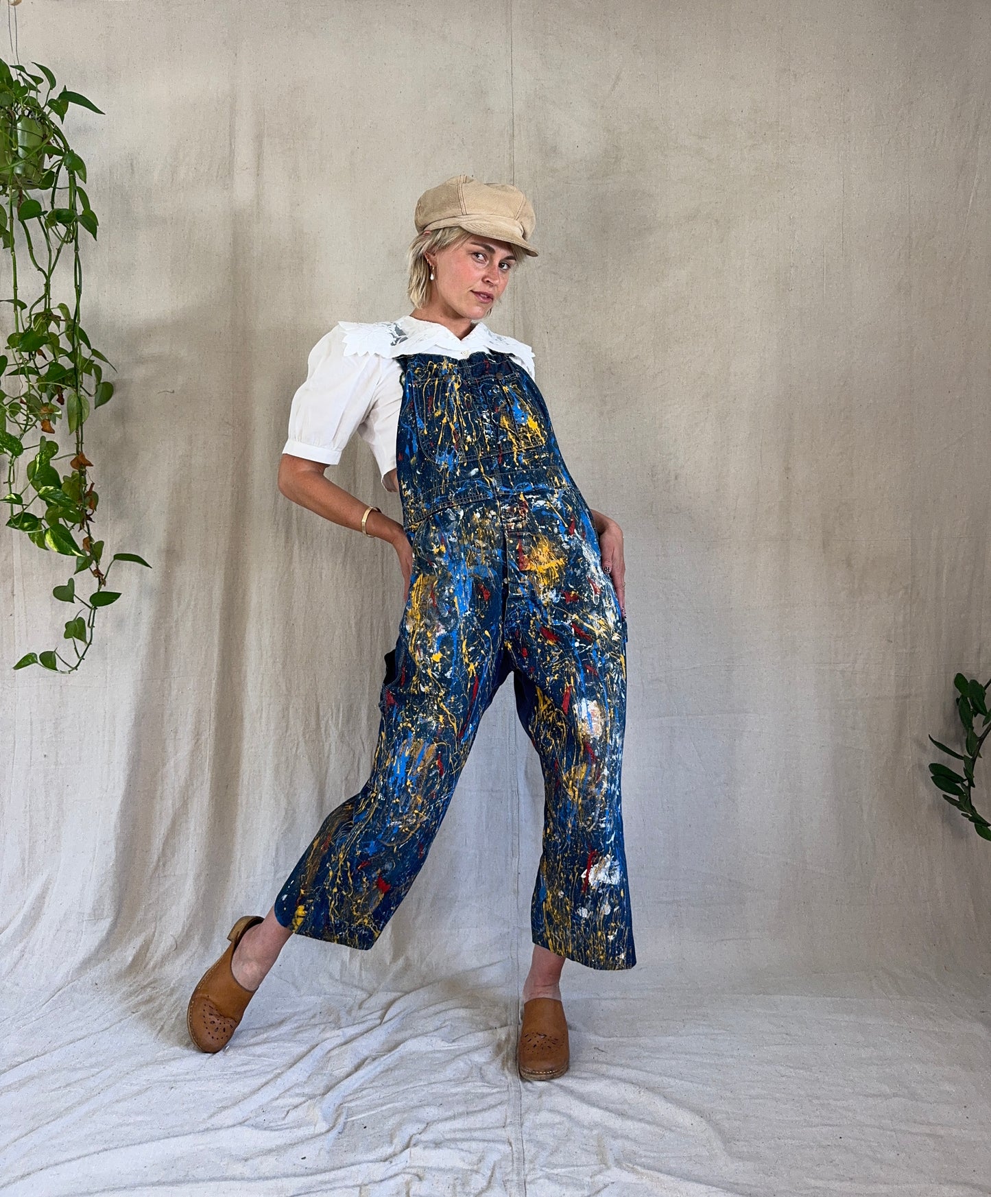 The Big Mac 1960s Paint Splattered Overalls
