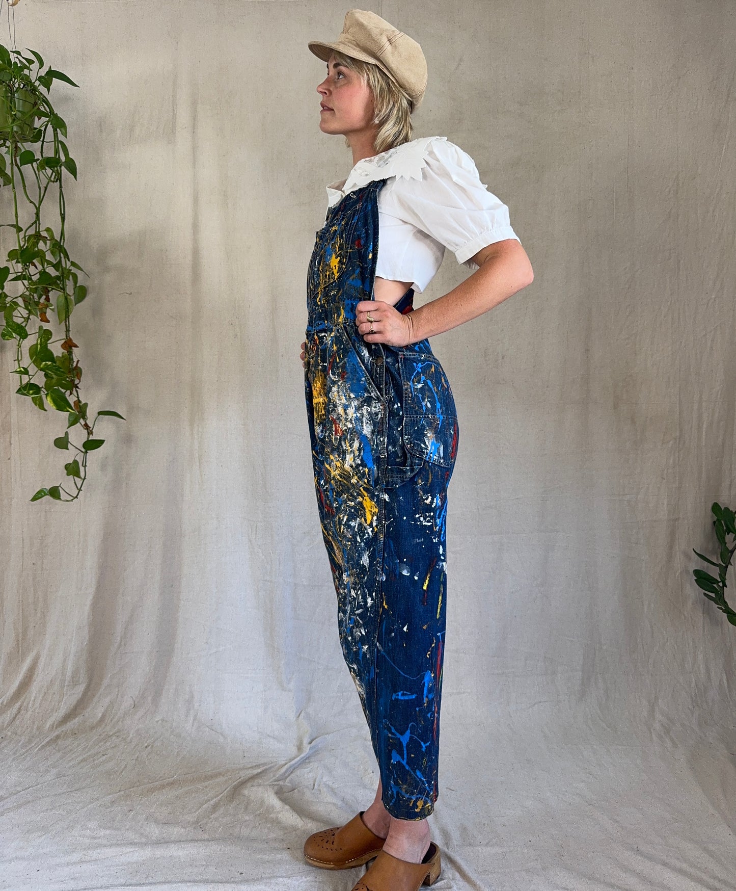 The Big Mac 1960s Paint Splattered Overalls