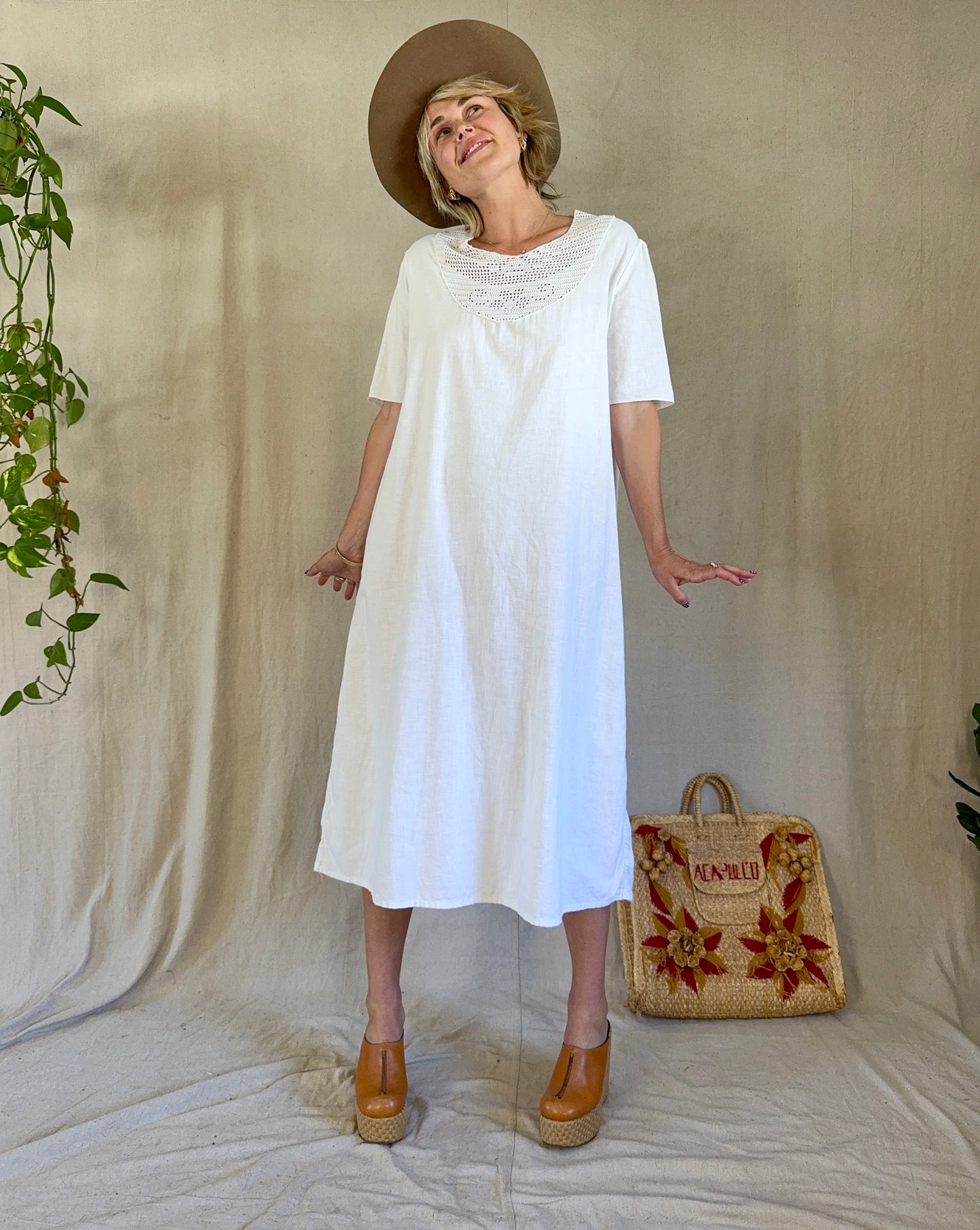 The Maya Antique Cotton Dress