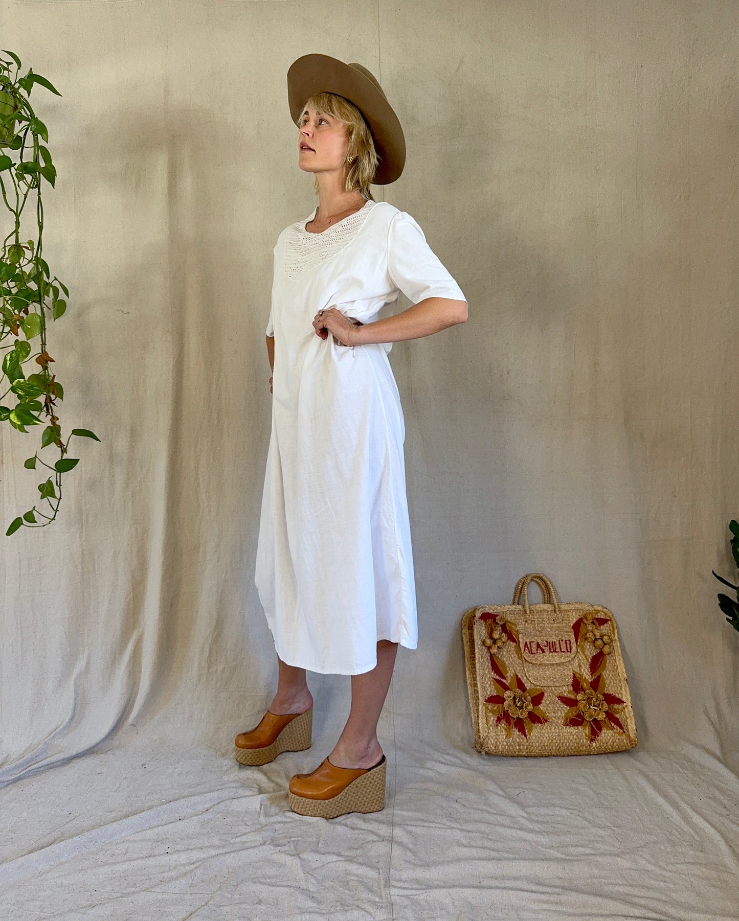 The Maya Antique Cotton Dress