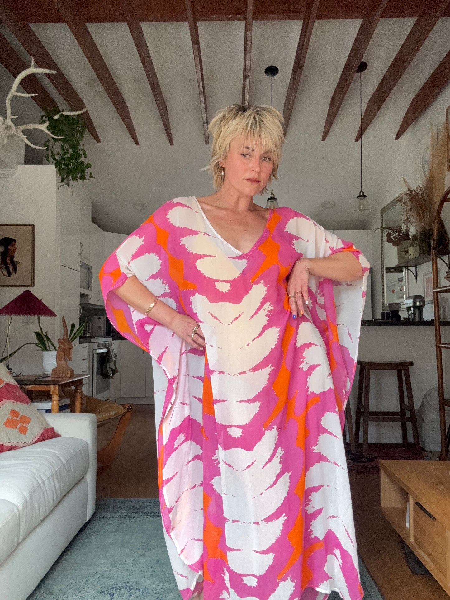The Lilian Silk Kaftan