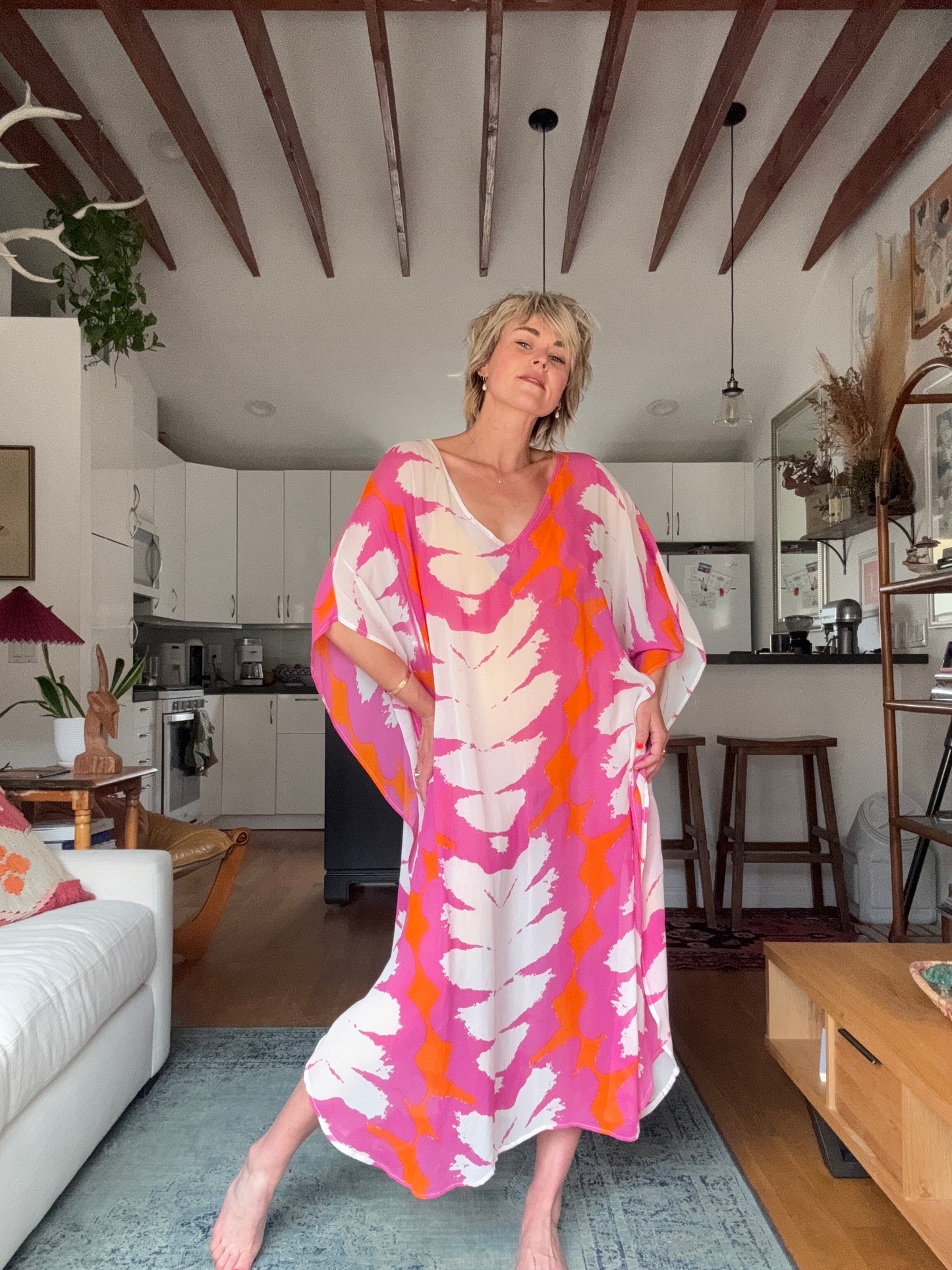 The Lilian Silk Kaftan