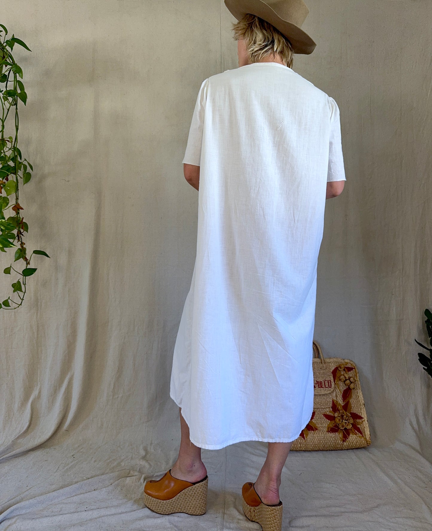 The Maya Antique Cotton Dress