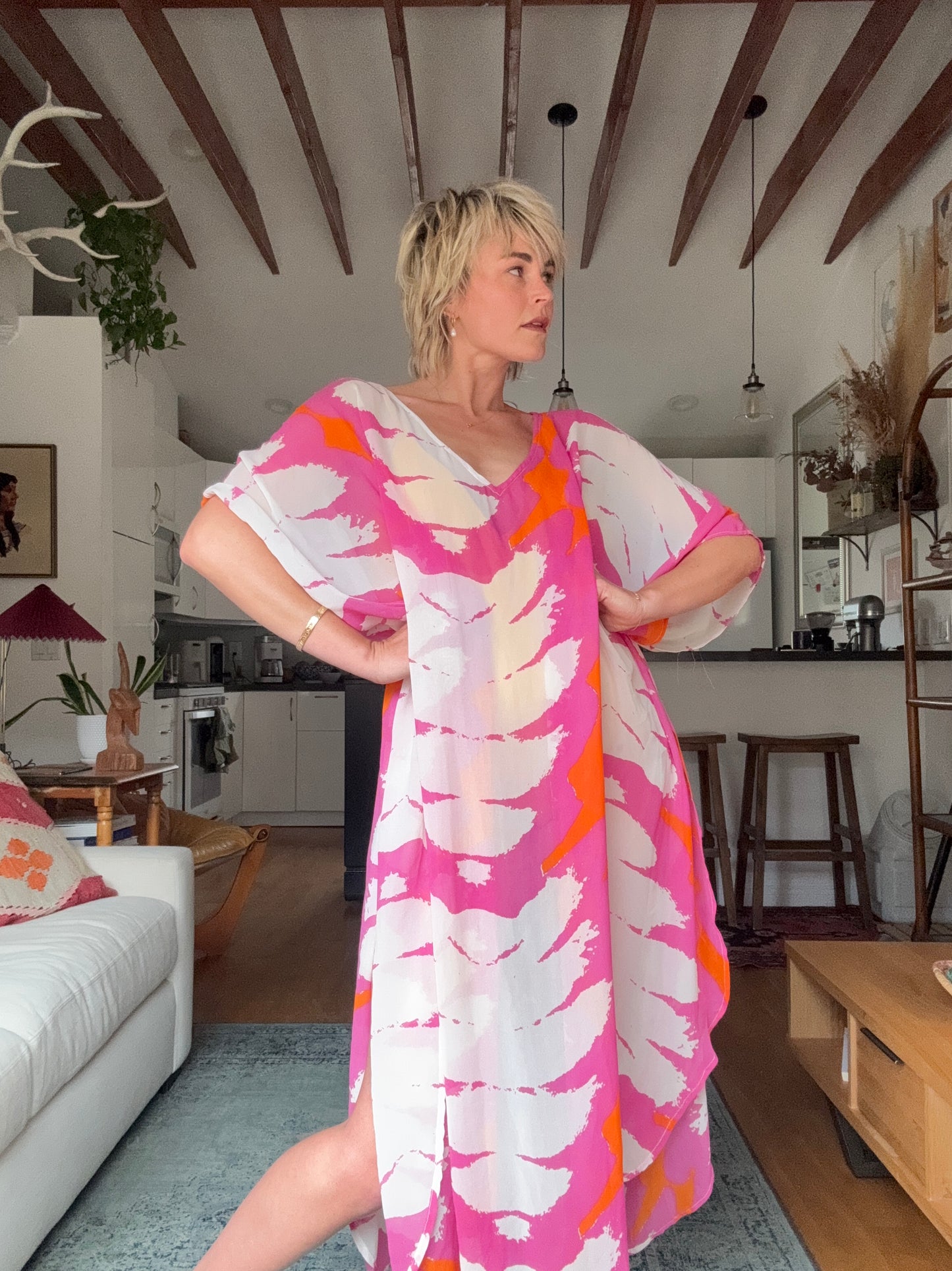 The Lilian Silk Kaftan