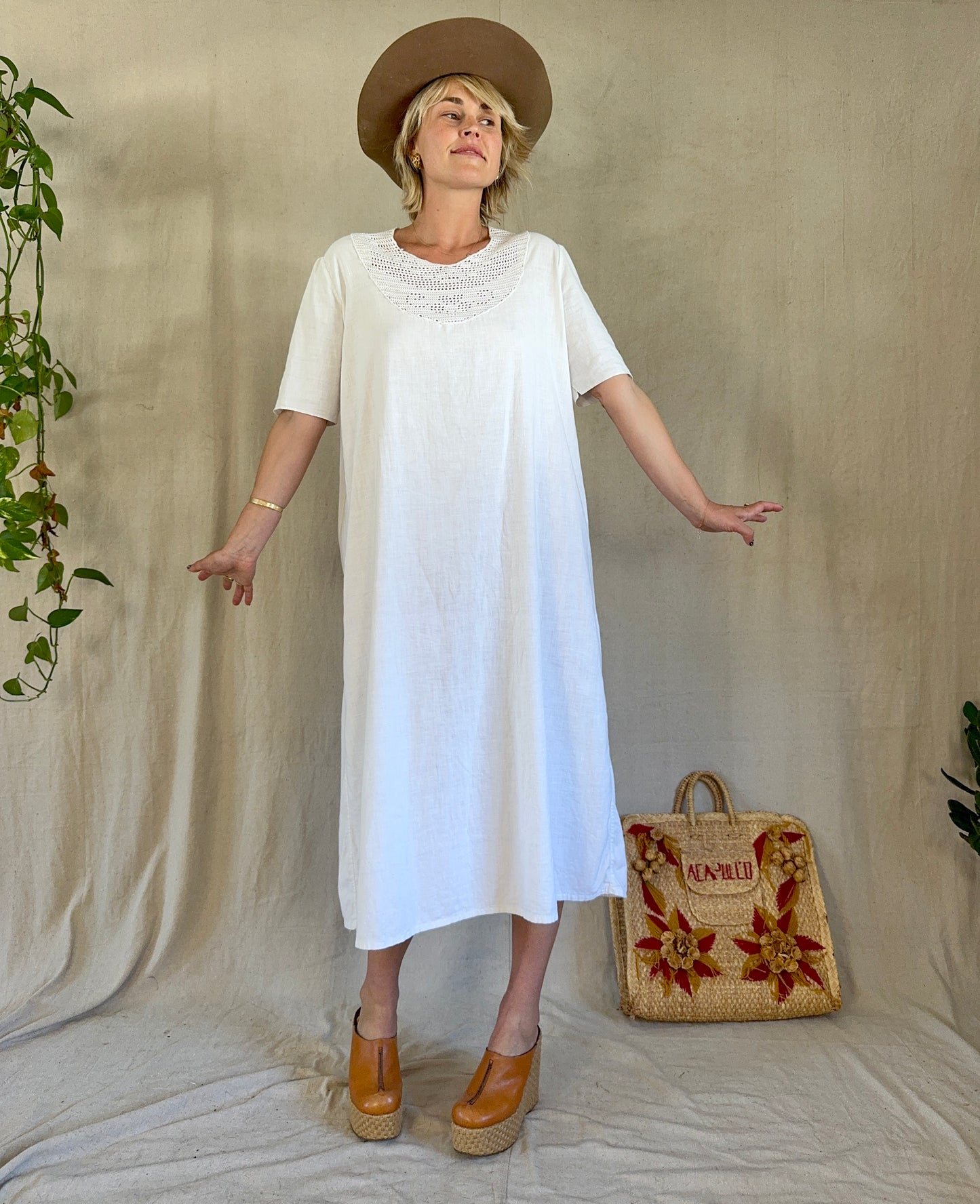 The Maya Antique Cotton Dress