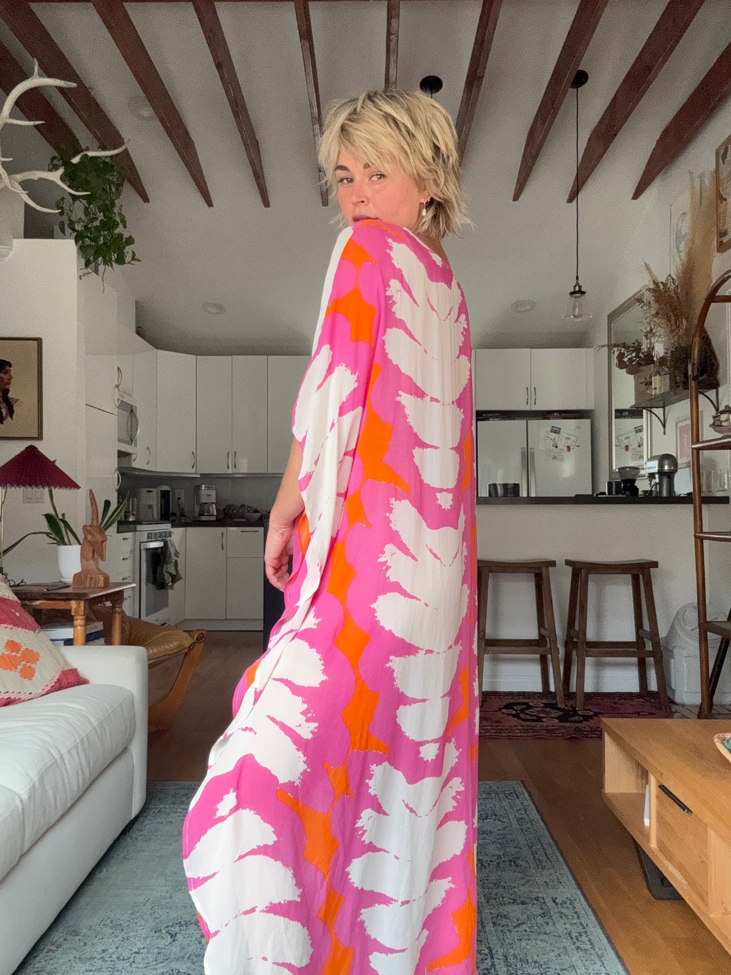 The Lilian Silk Kaftan