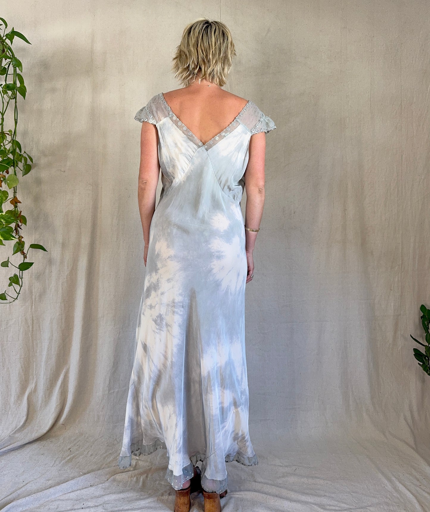 The Tawny 1940s Tie Dye Dress