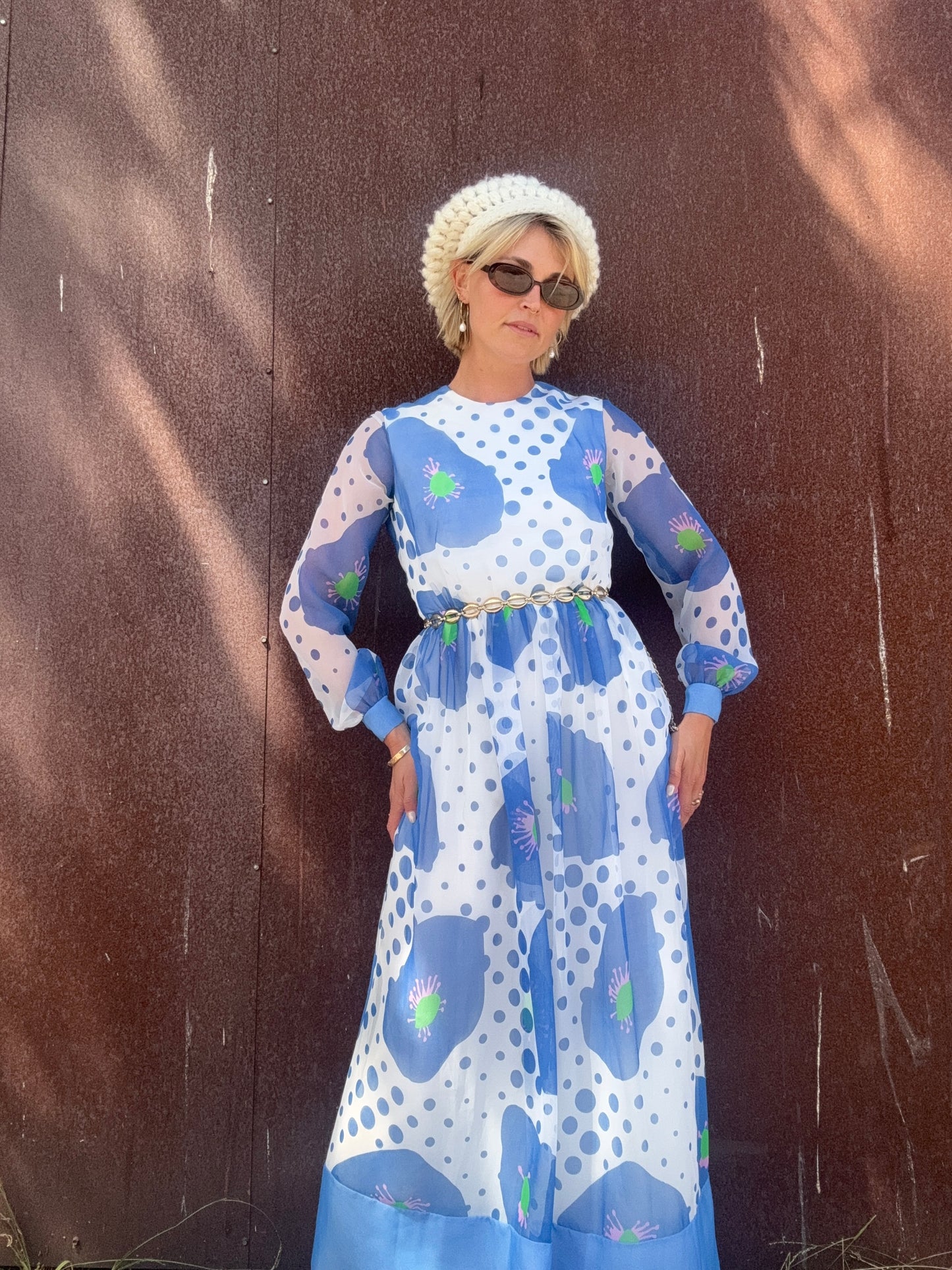 The Alice 1970s Handmade Maxi Dress