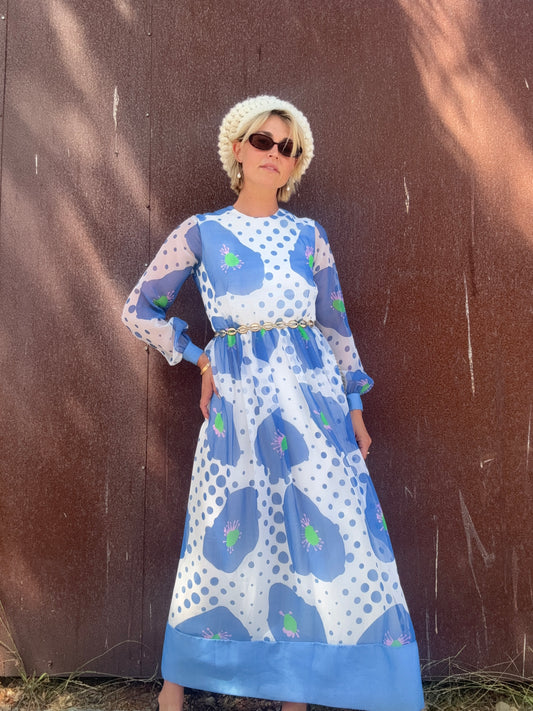 The Alice 1970s Handmade Maxi Dress