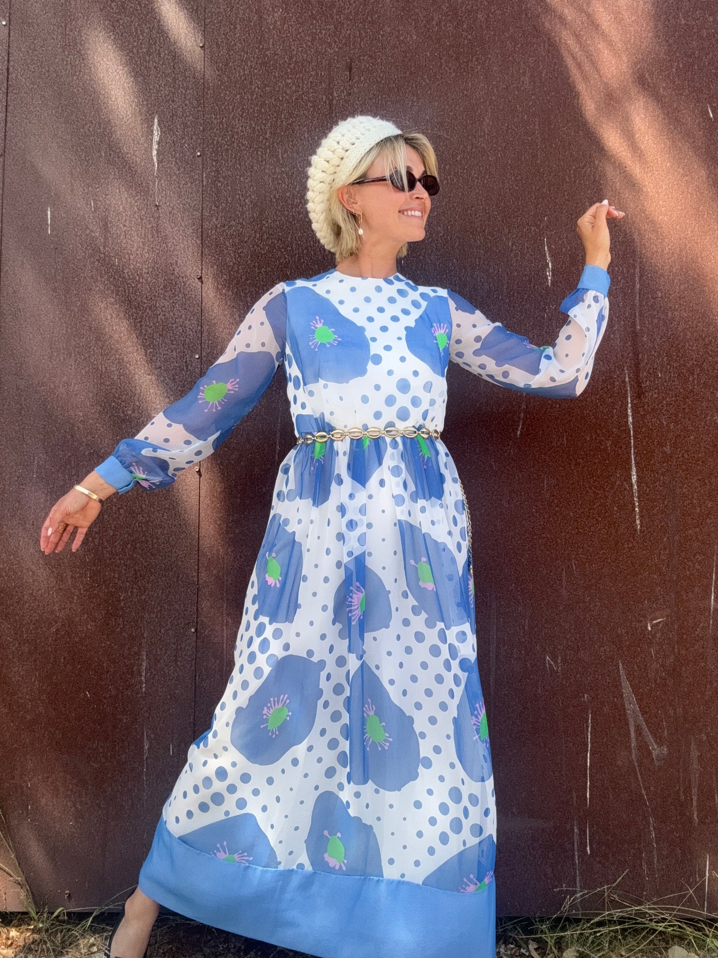 The Alice 1970s Handmade Maxi Dress