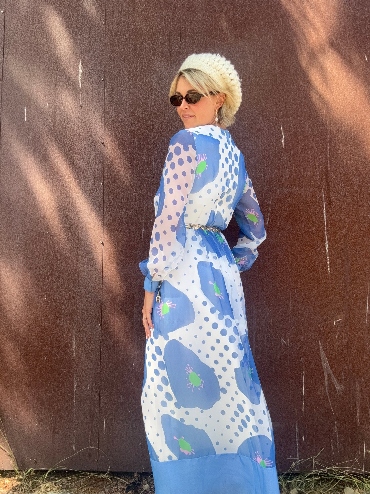 The Alice 1970s Handmade Maxi Dress