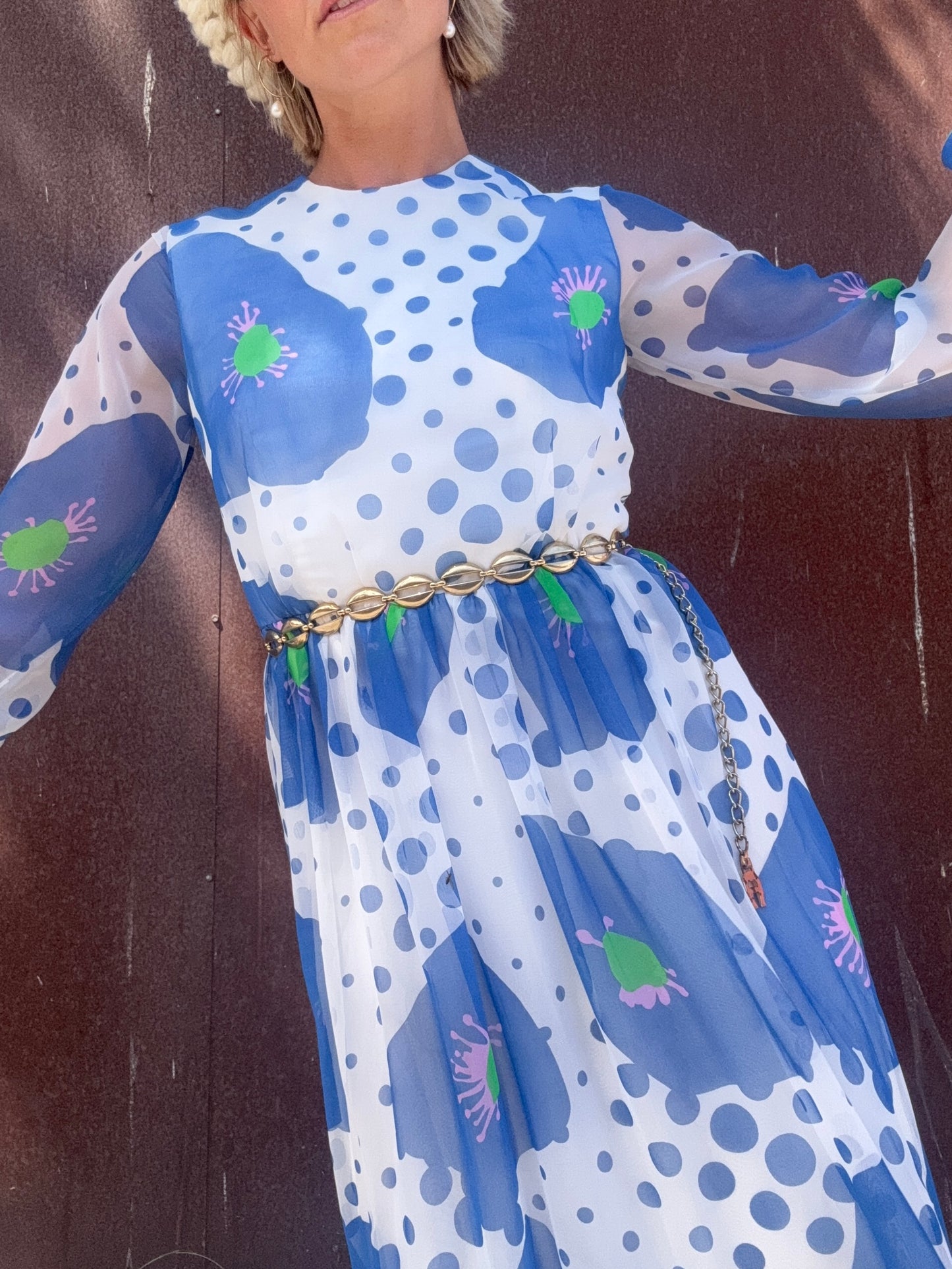 The Alice 1970s Handmade Maxi Dress